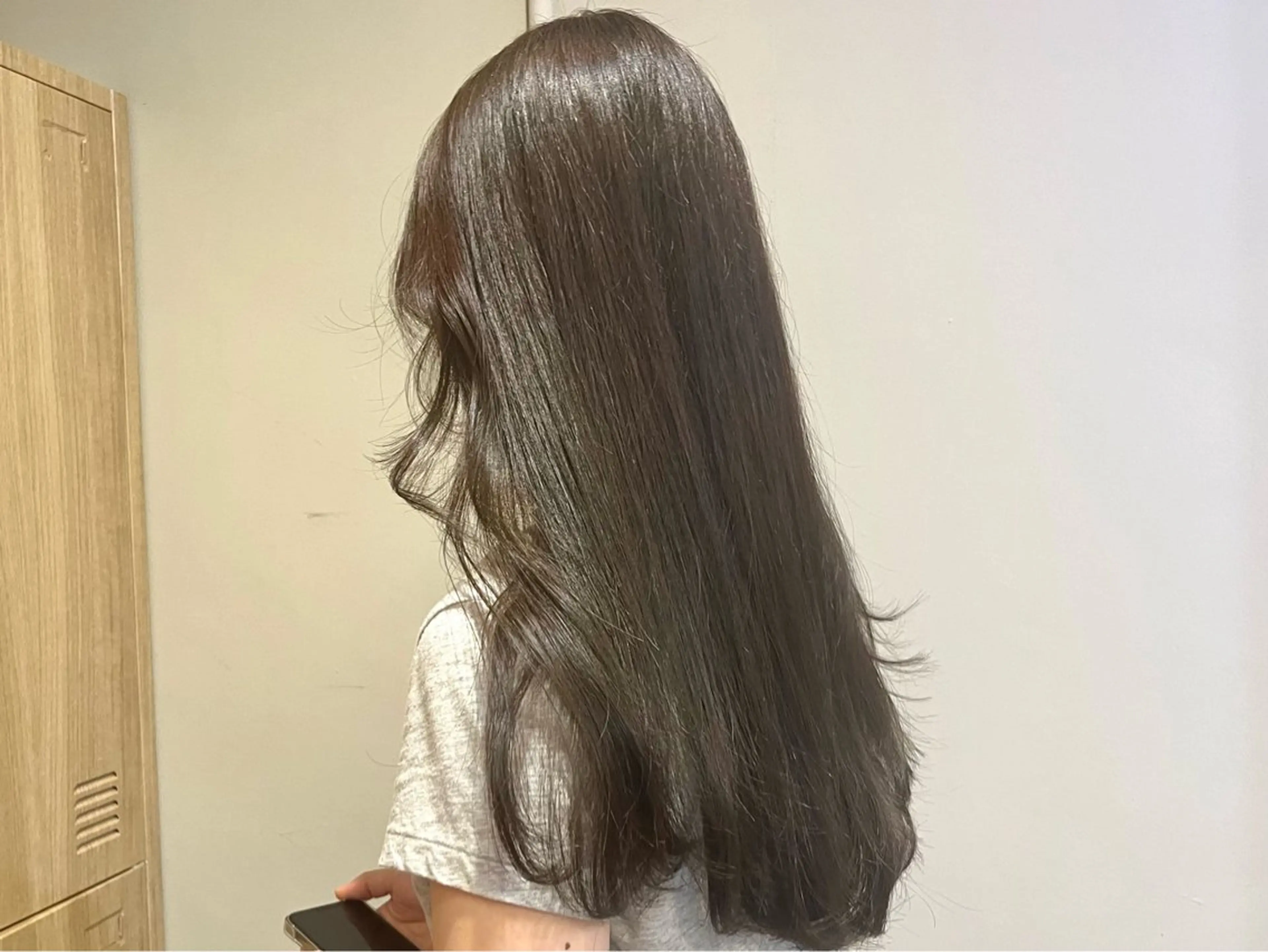 ロング ヘアカラー レイヤーカット🍏 パーマ/ののかのヘアスタイル