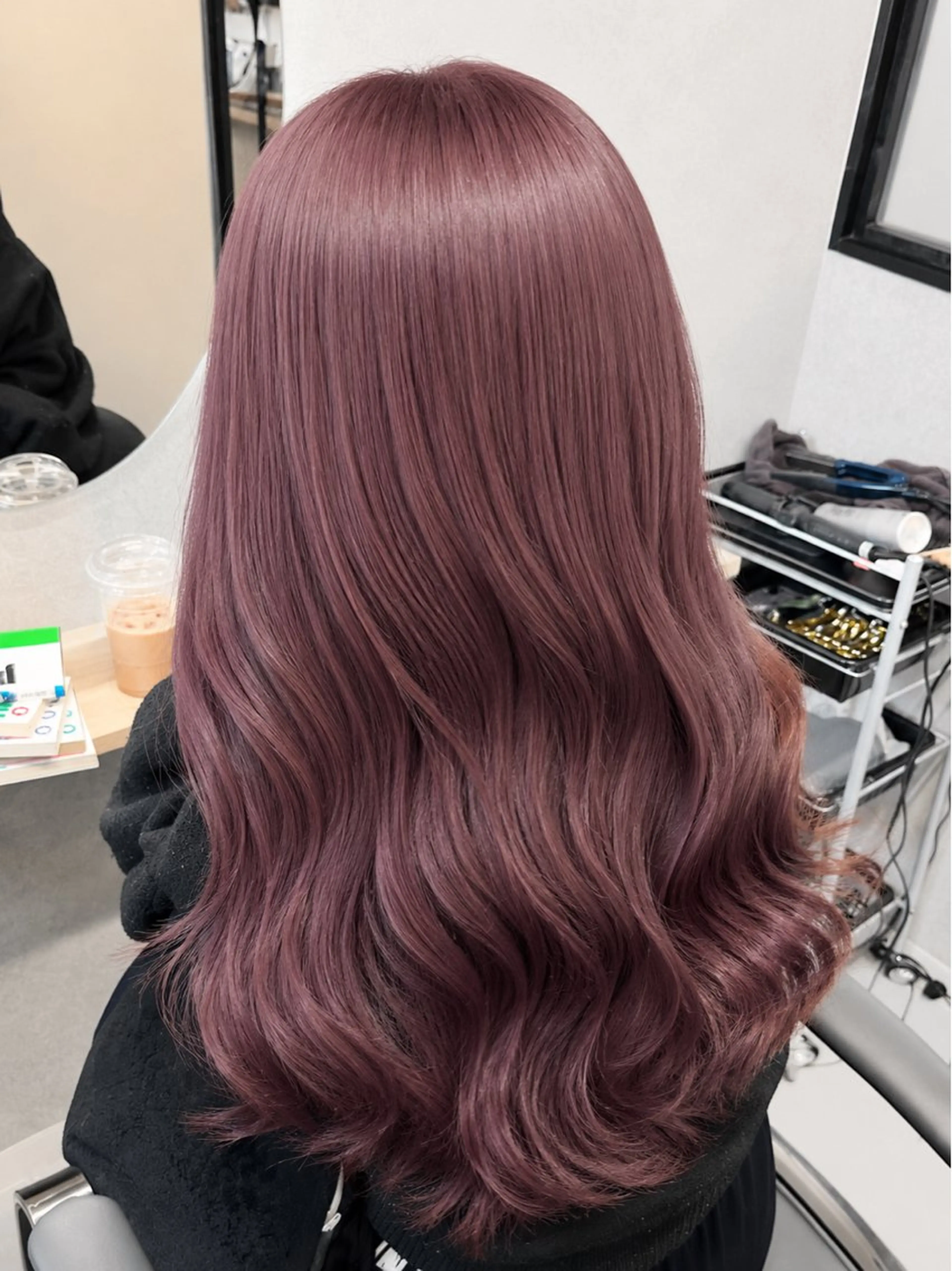 ロング レイヤーカット カット 美髪縮毛矯正 柳田尚紀のヘアスタイル