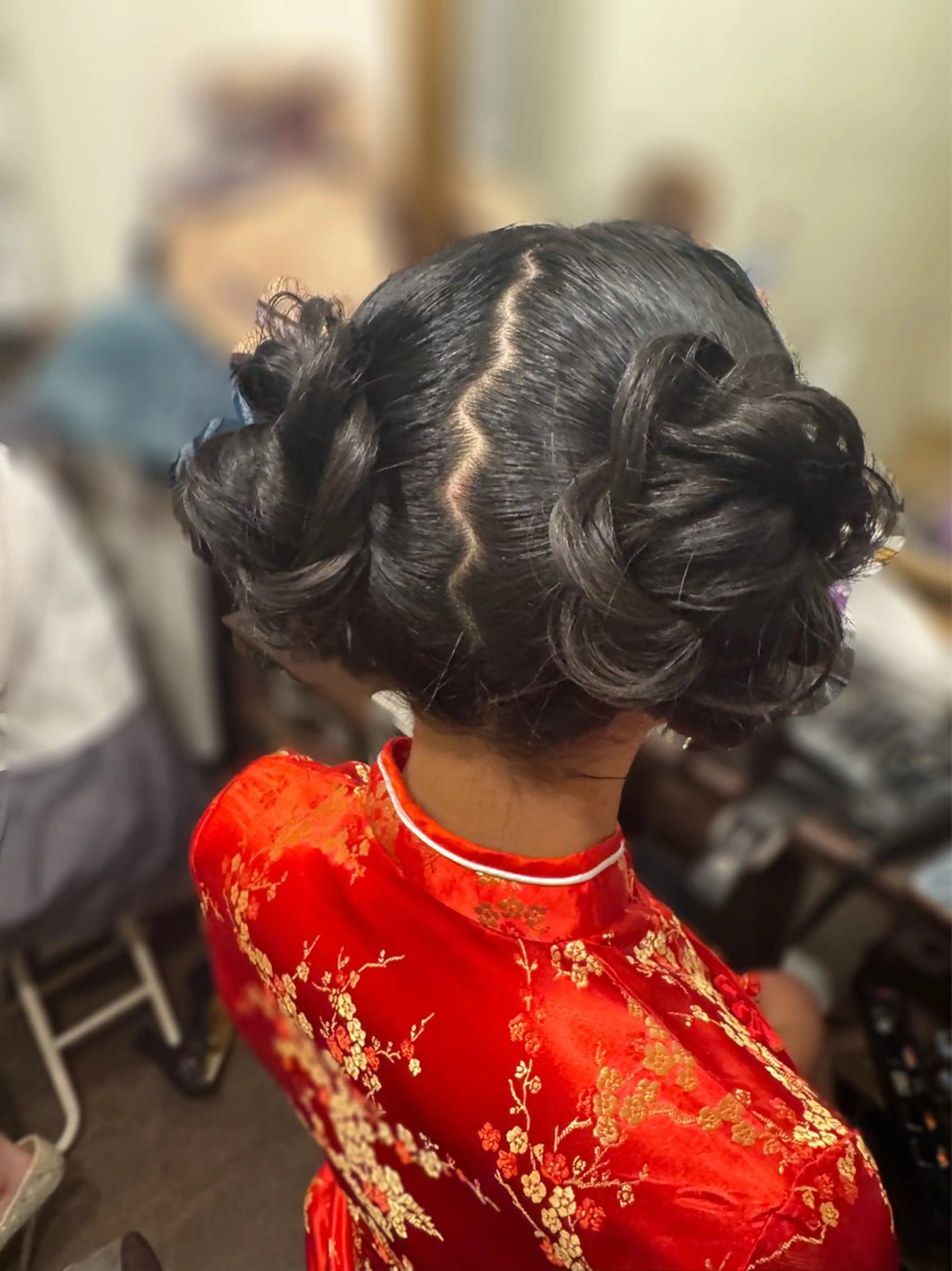 セミロング ヘアアレンジ ヘアセット 石井 綺乃のヘアスタイル