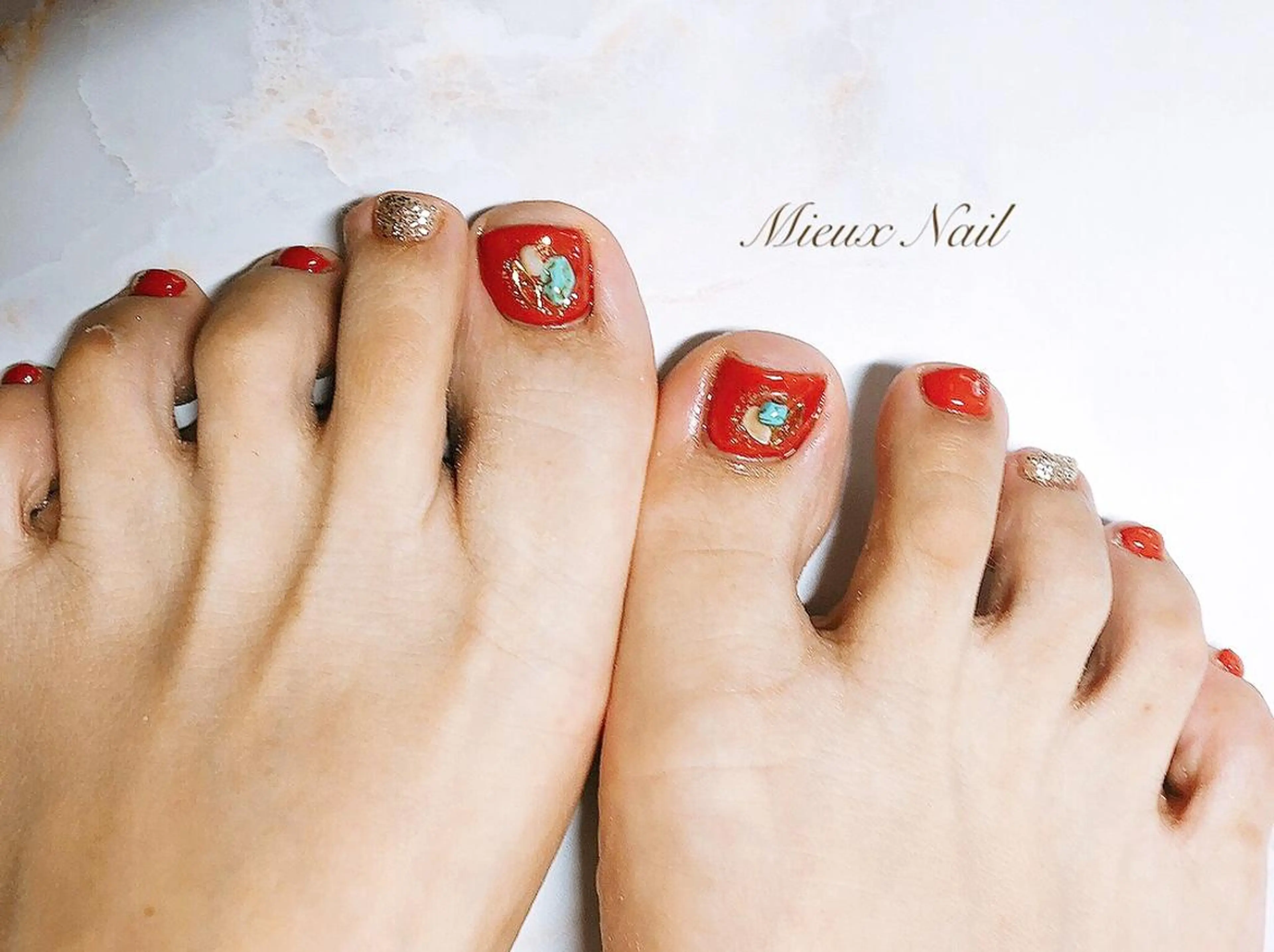 ネイル ワンカラーネイル 市川 麻衣子のネイルデザイン