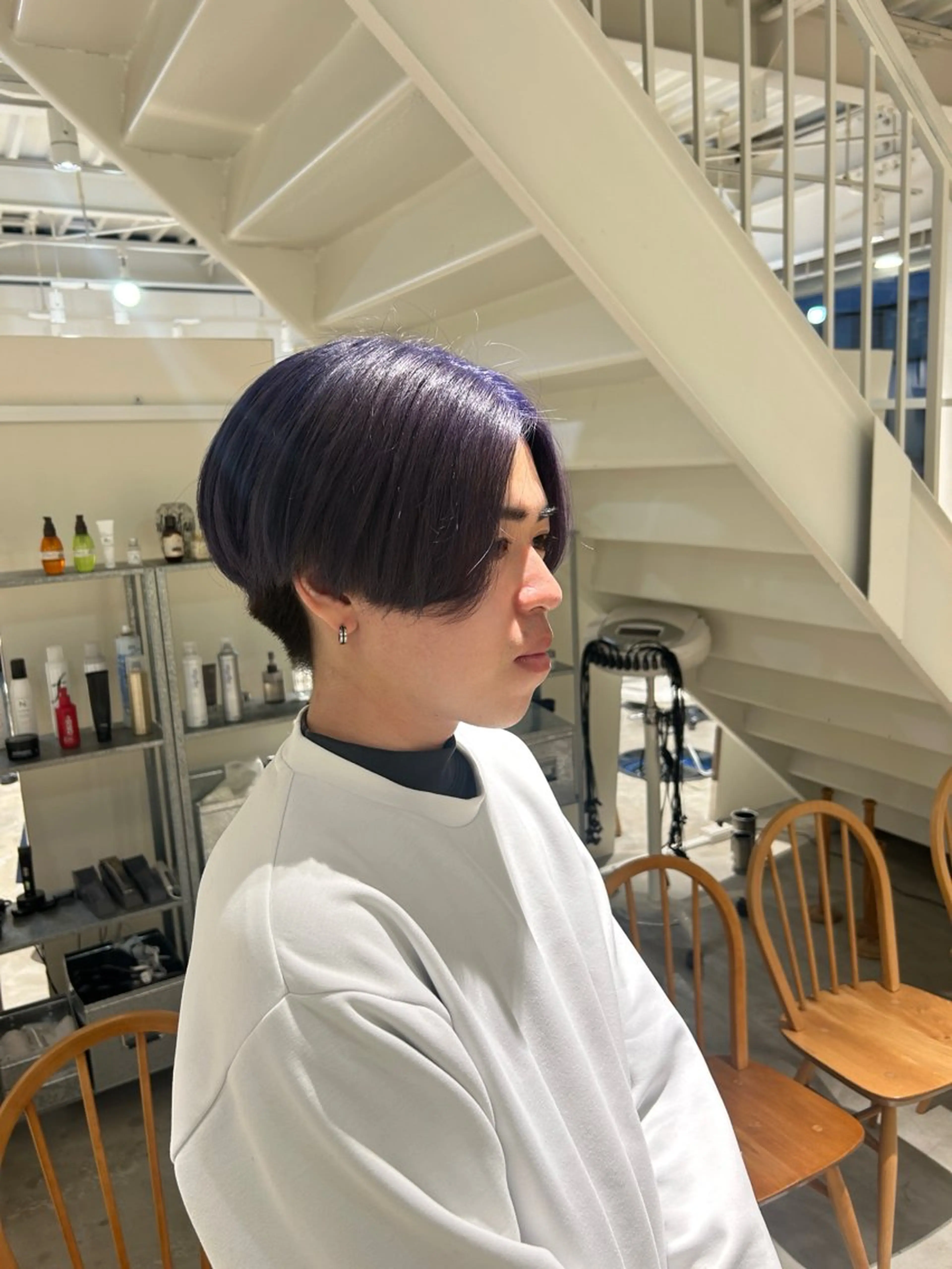 ショート ヘアカラー 篠原 若奈のヘアスタイル