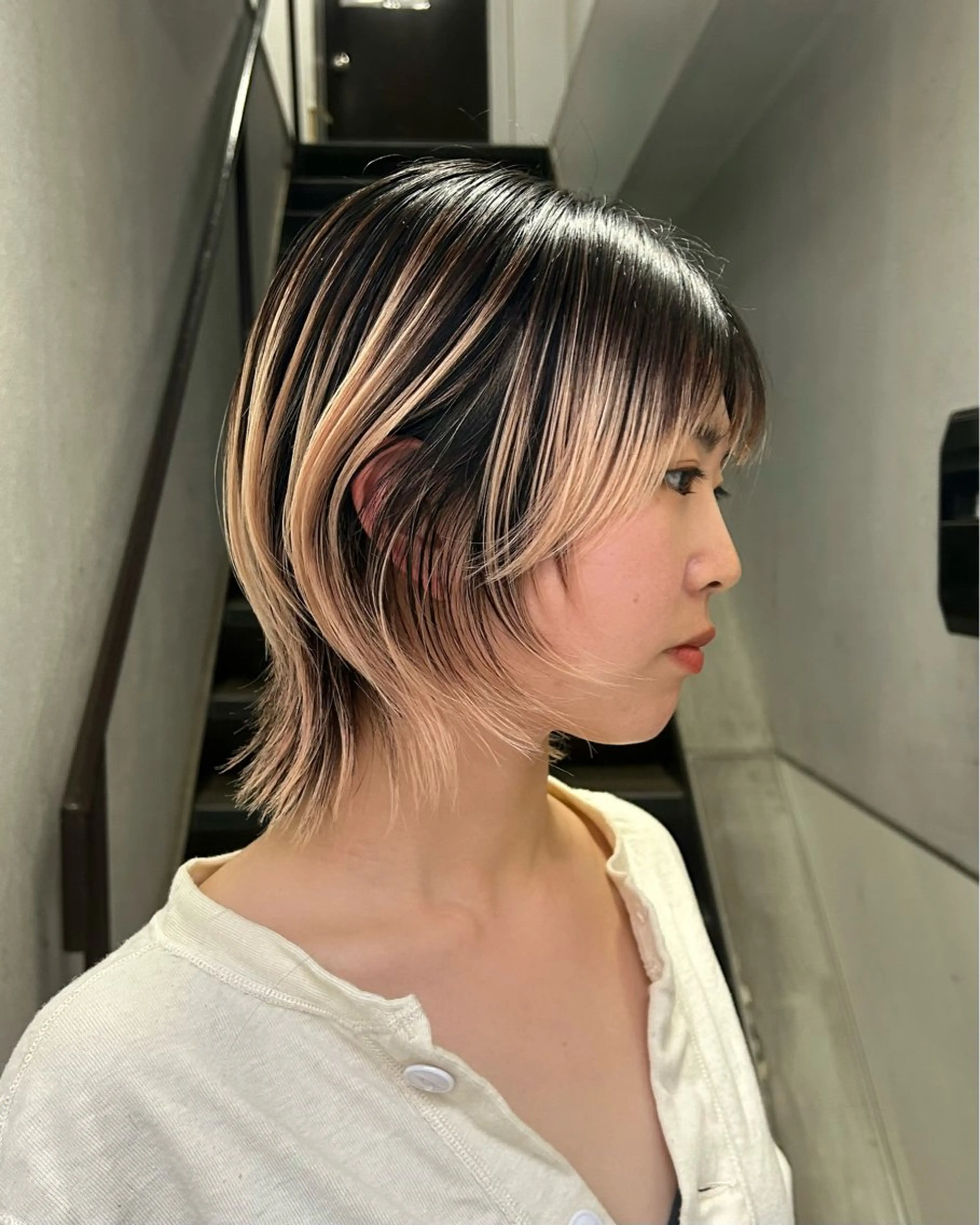 ミディアム カット レイヤーカット/暖色 🐈‍⬛hiyokaのヘアスタイル