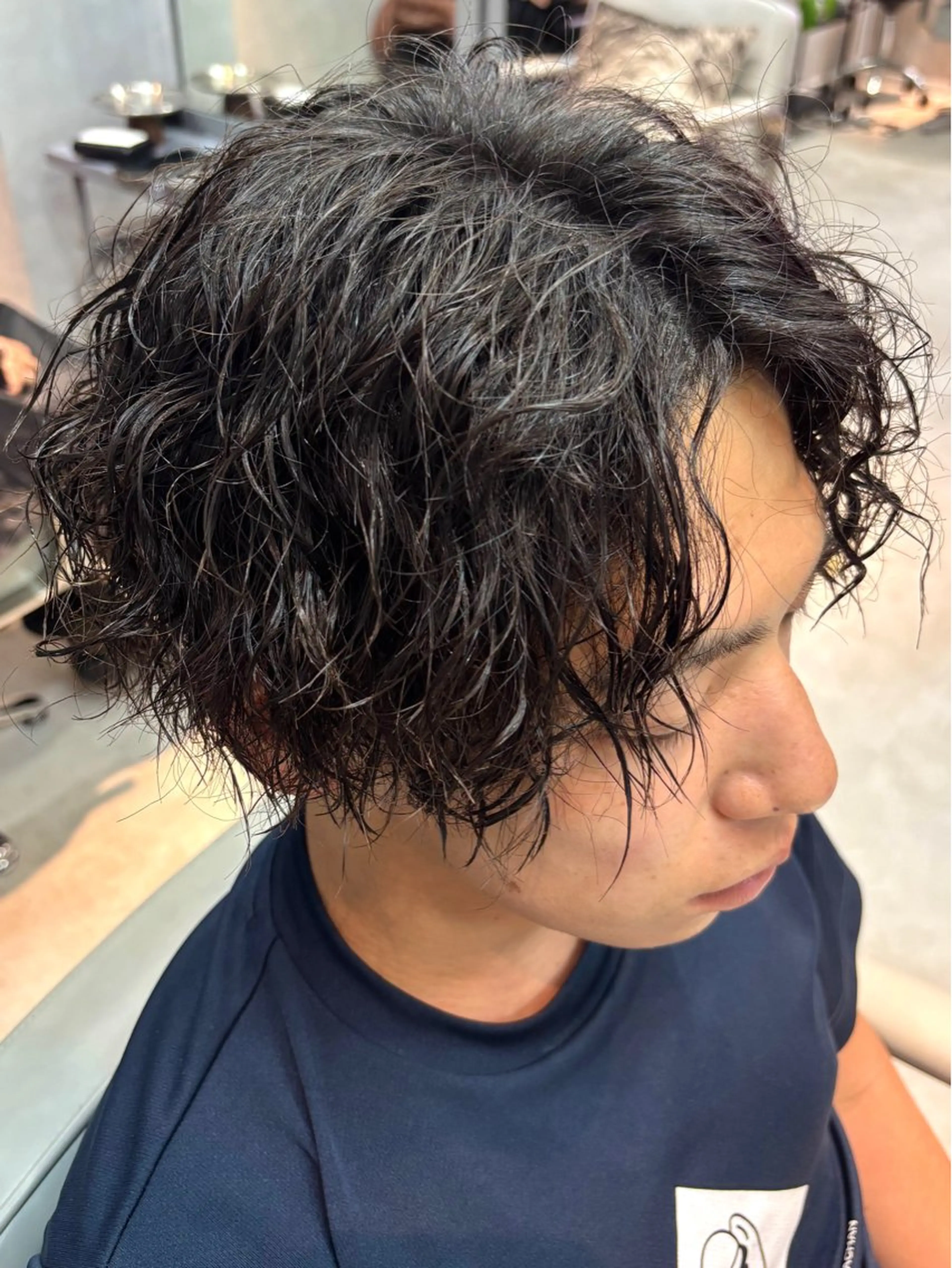 ショート パーマ メンズ カット パーマ Miura Kaitoのヘアスタイル