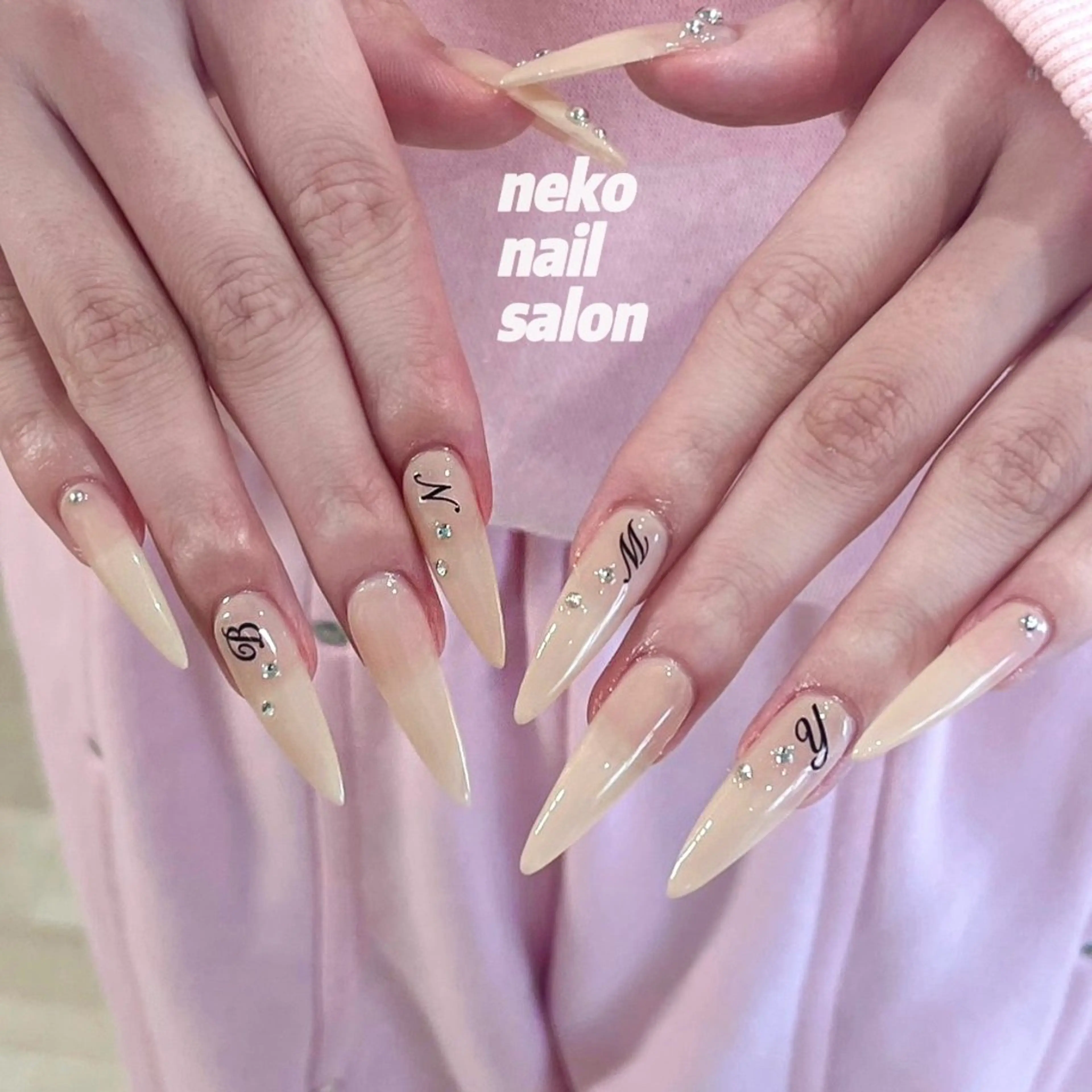 ネイル ワンカラーネイル ハンドネイル neko nailのネイルデザイン