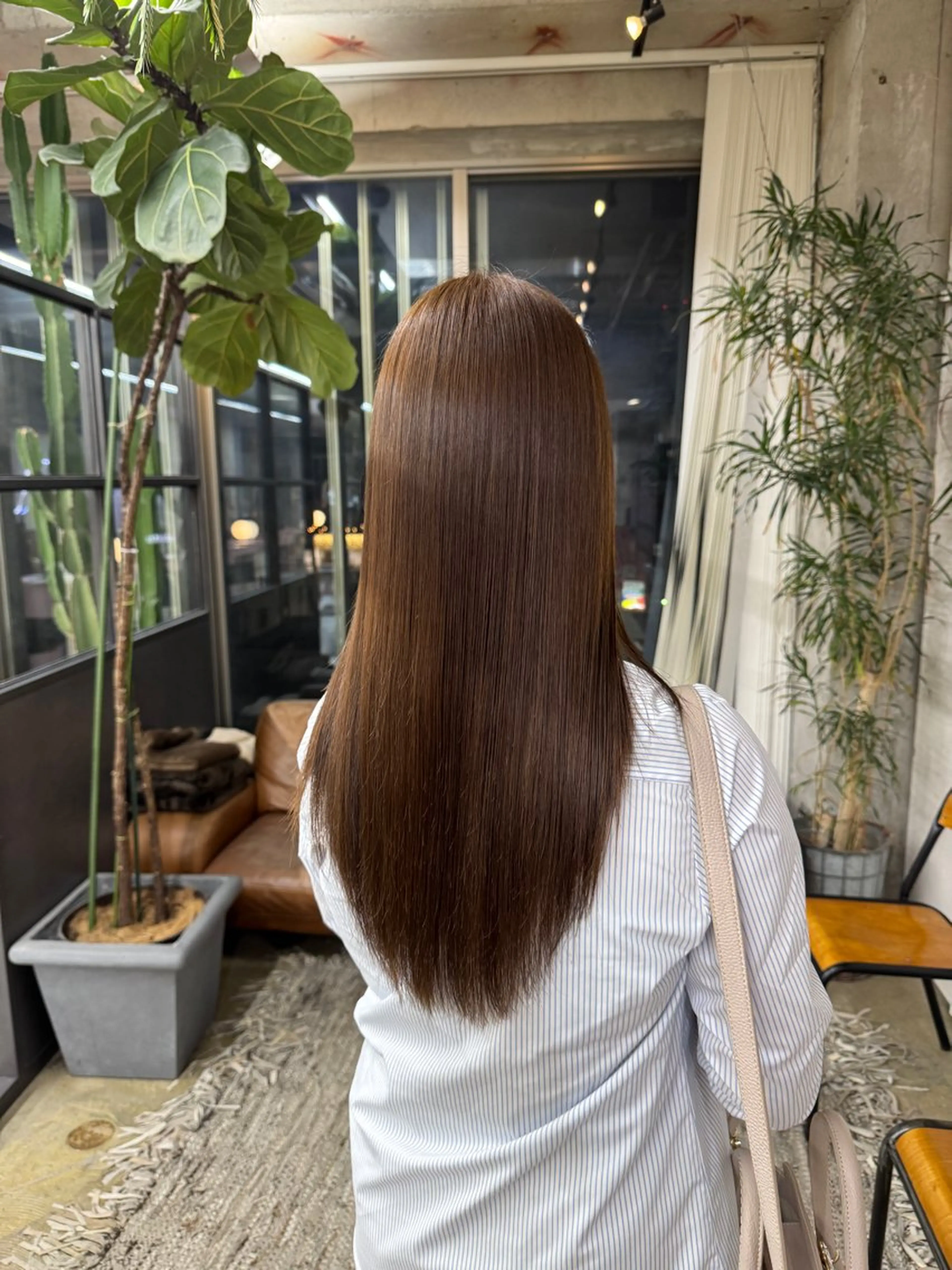 ロング カラー 森田遥奈/透明感カラ ー/似合わせカットのヘアスタイル