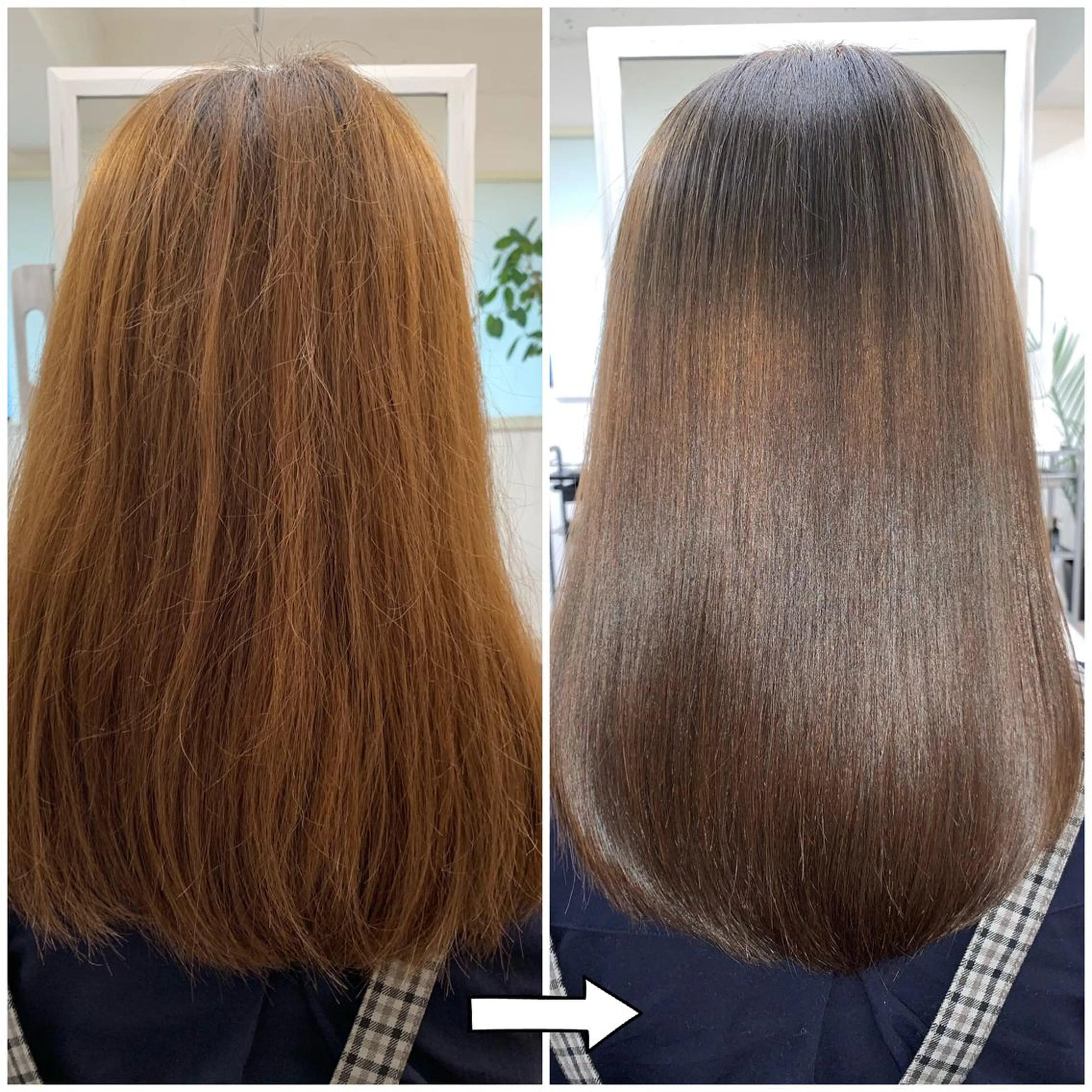 セミロング カット トリートメント アーレル 池袋のヘアスタイル