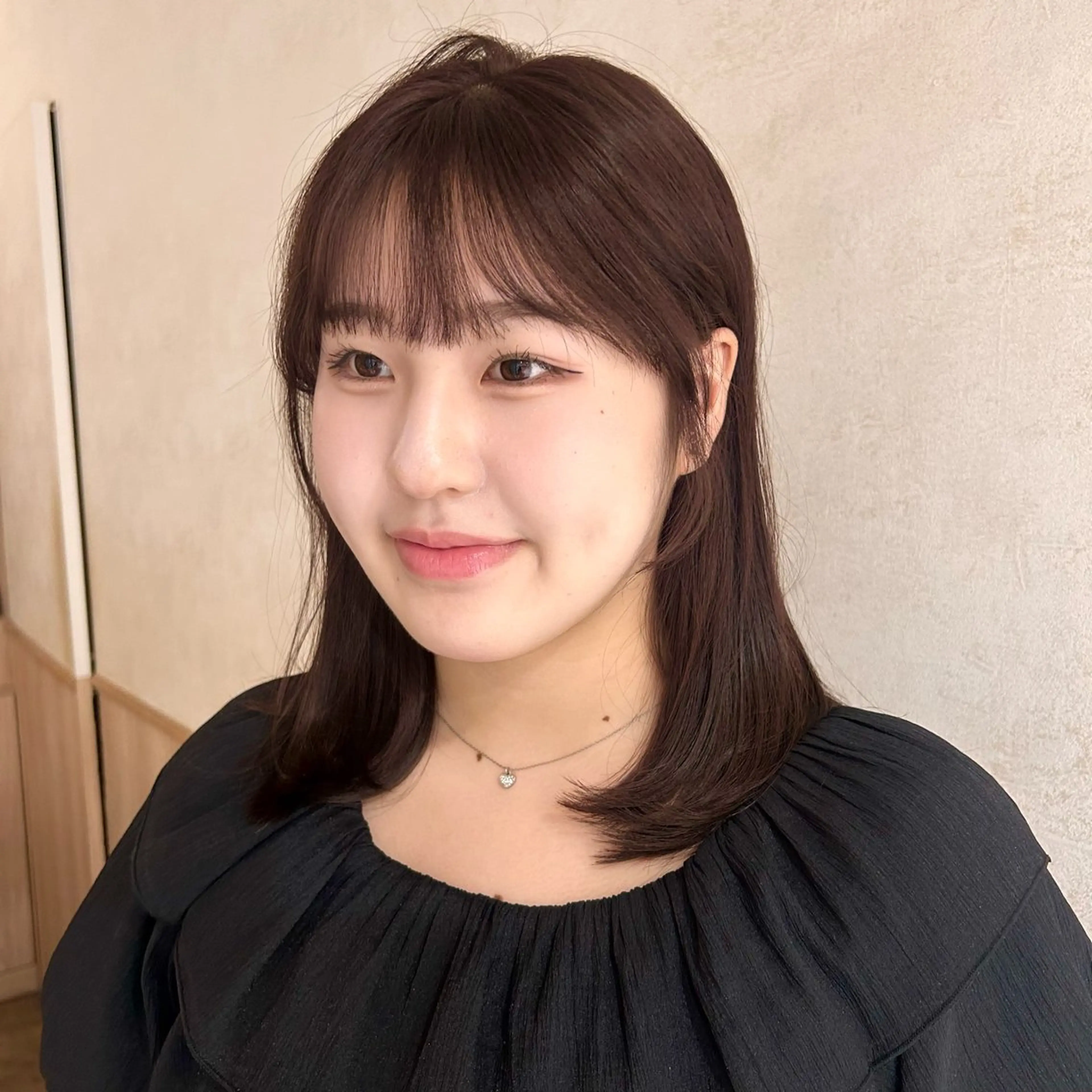 セミロング カラー カット ヘアカラー 透明感カラー/ ニュアンスヘア🪽のヘアスタイル