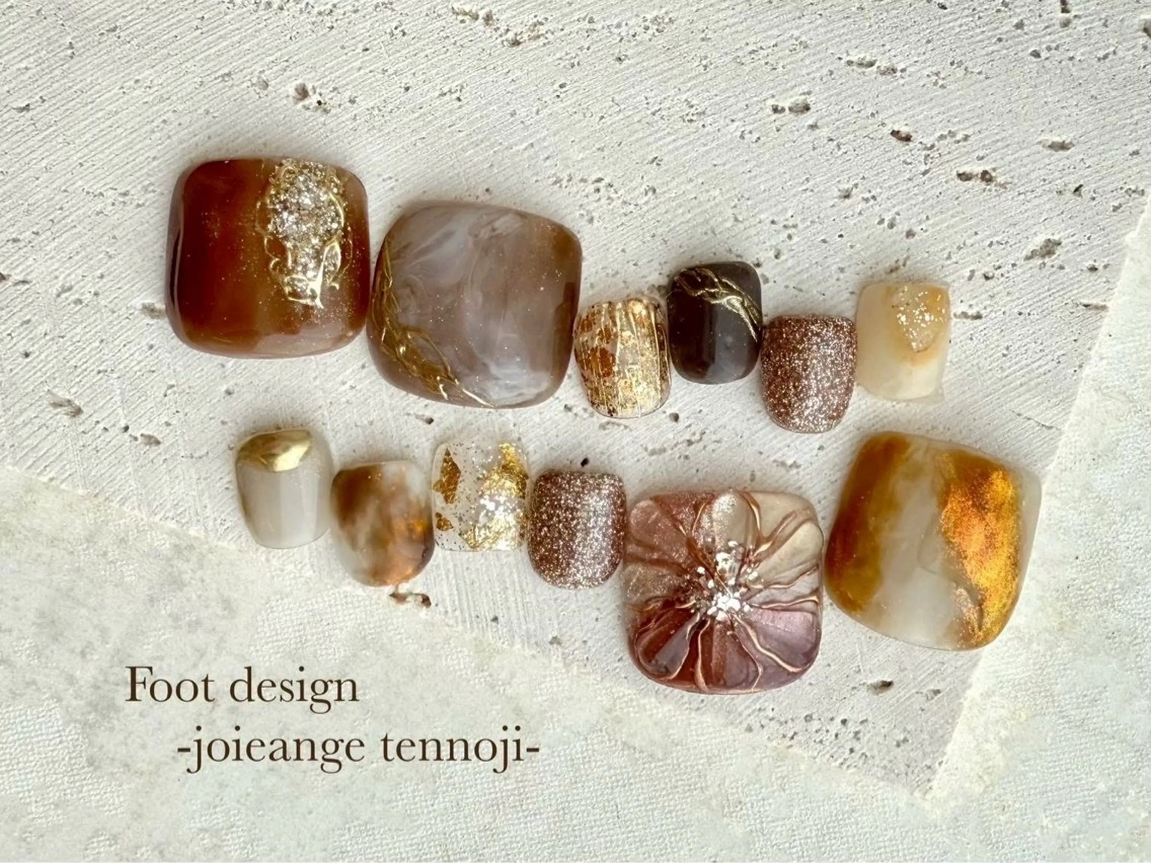 ネイル フットネイル joieange MEGUMIのネイルデザイン