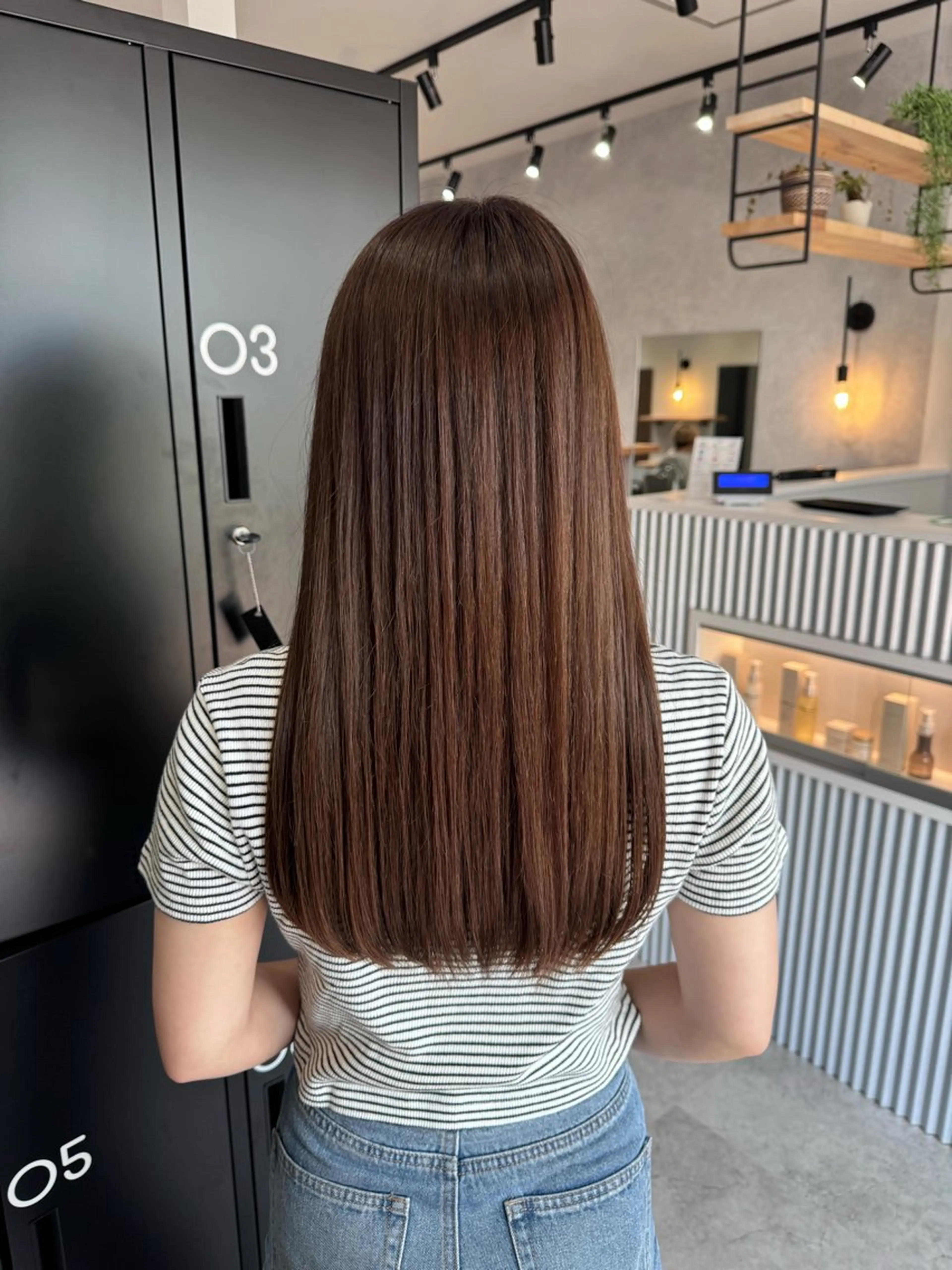 セミロング ヘアカラー トリートメント Agu hair beqq 福岡別府所属・🐥 kotori 🐥のヘアスタイル