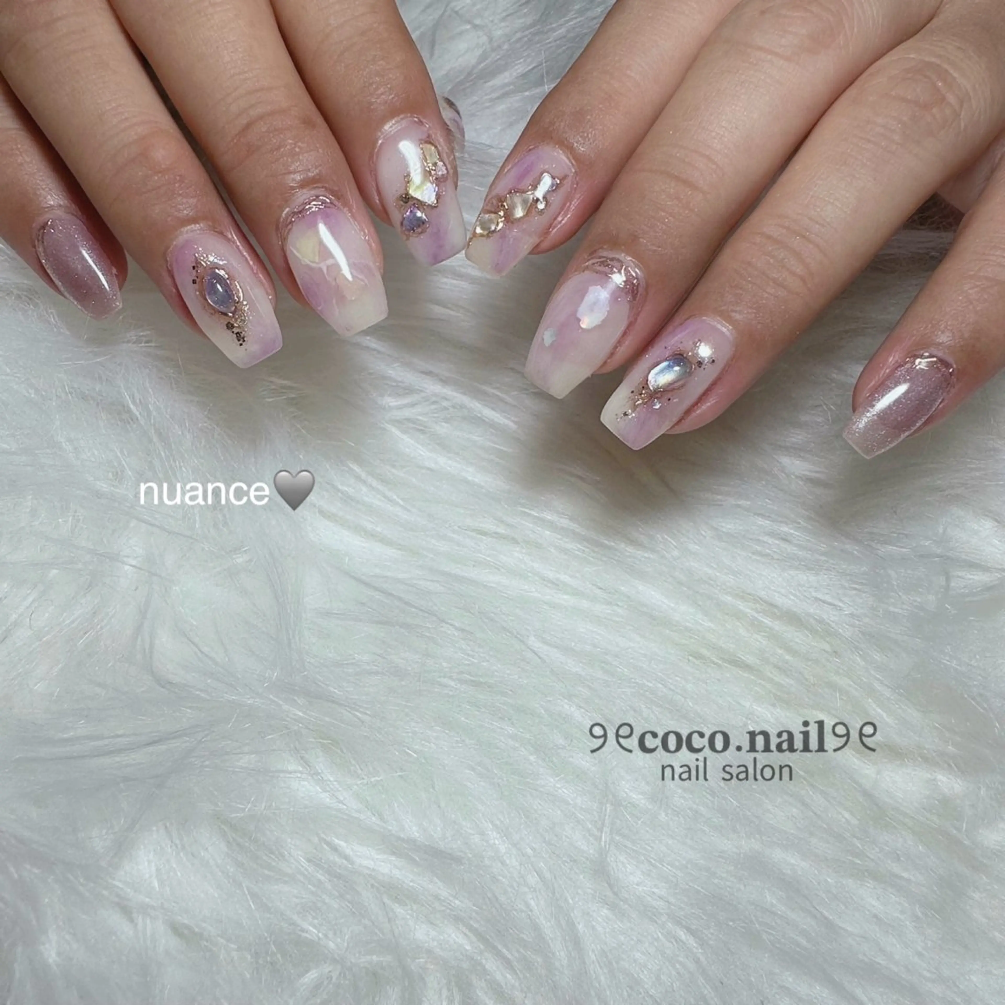 ネイル ハンドネイル lili.nail y2k/長さ出しのネイルデザイン