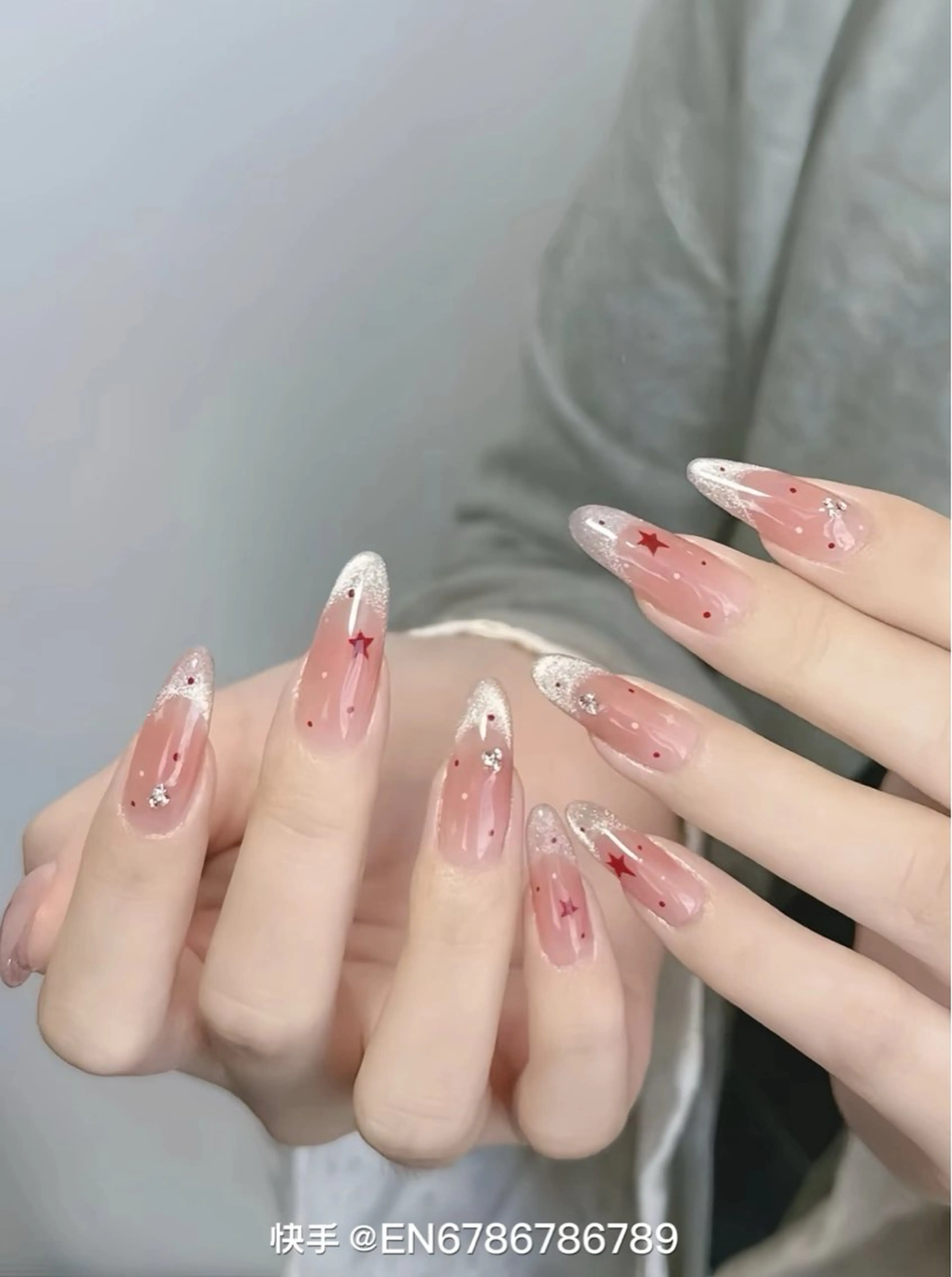 ネイル 長さ出し フレンチネイル ジェルネイル 韓国ネイル マグネットネイル sun nail池袋 モデル募集のネイルデザイン