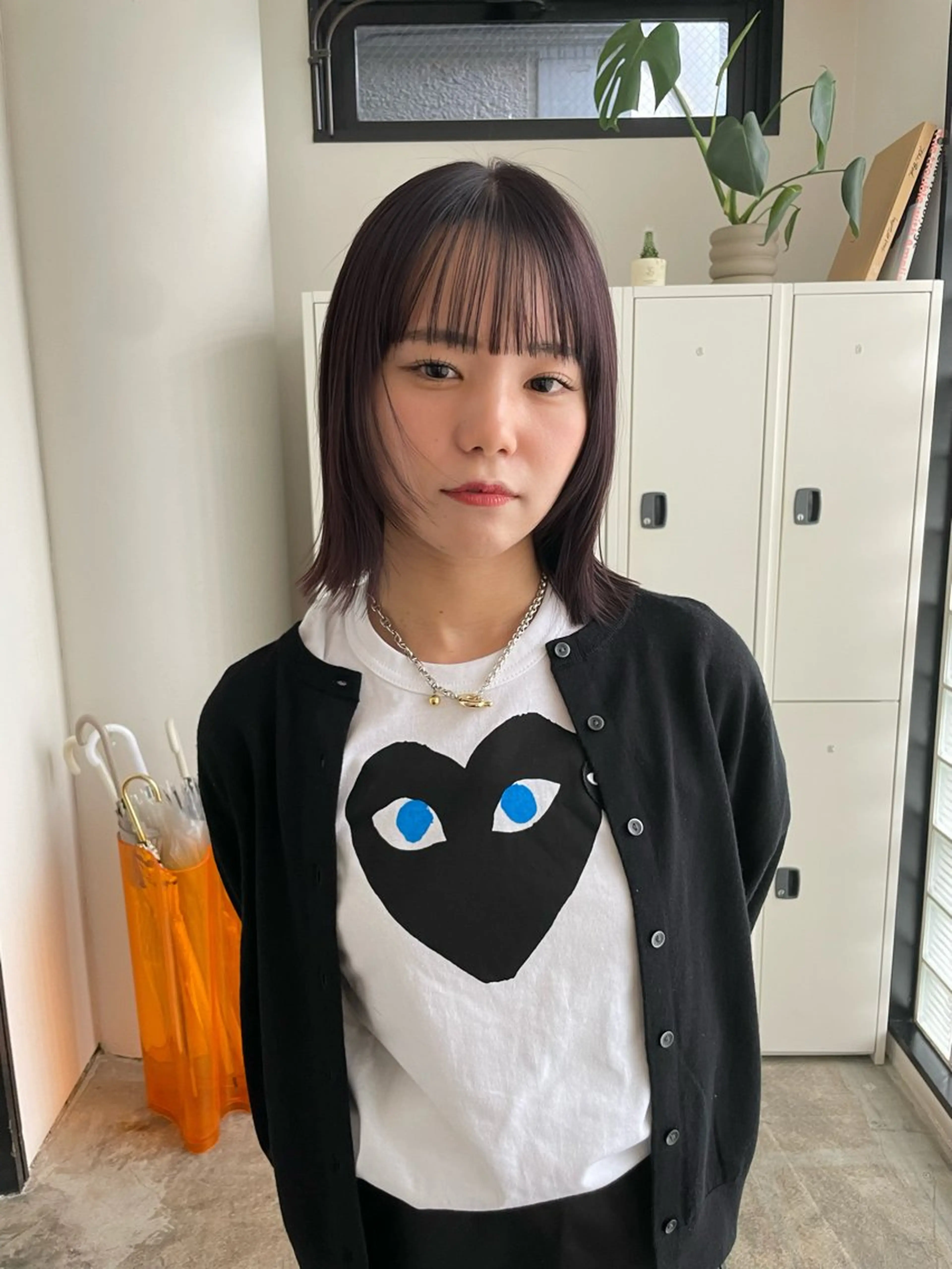 ミディアム カラー ボブ 顔まわりレイヤー レイヤーカット 小顔カット 外ハネヘア 🌻Kaho/透明感 カラー/髪質改善🌻のヘアスタイル