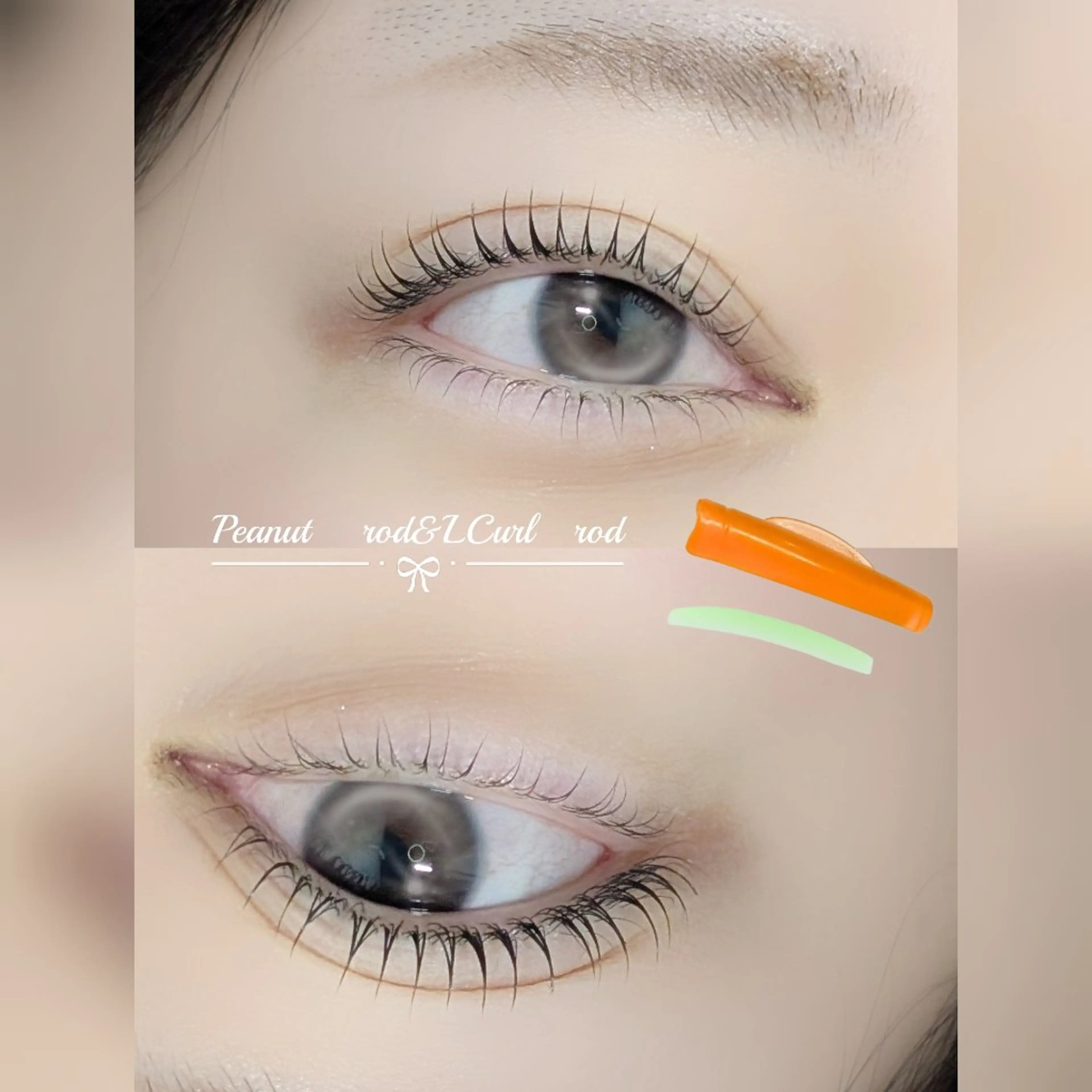 マツエク・マツパ 下まつげエクステ 一重×まつ毛パーマ マツパ bloom chihiroのマツエク・マツパデザイン