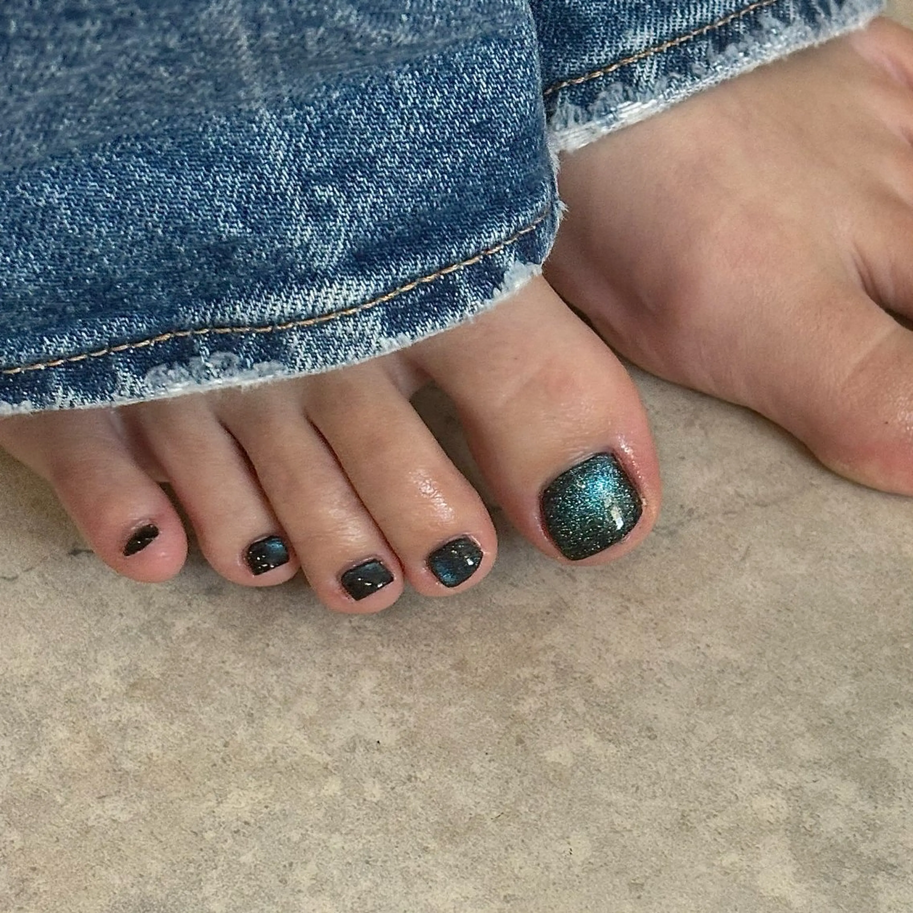 Jr.フットマグネットネイル🦶🩵の写真