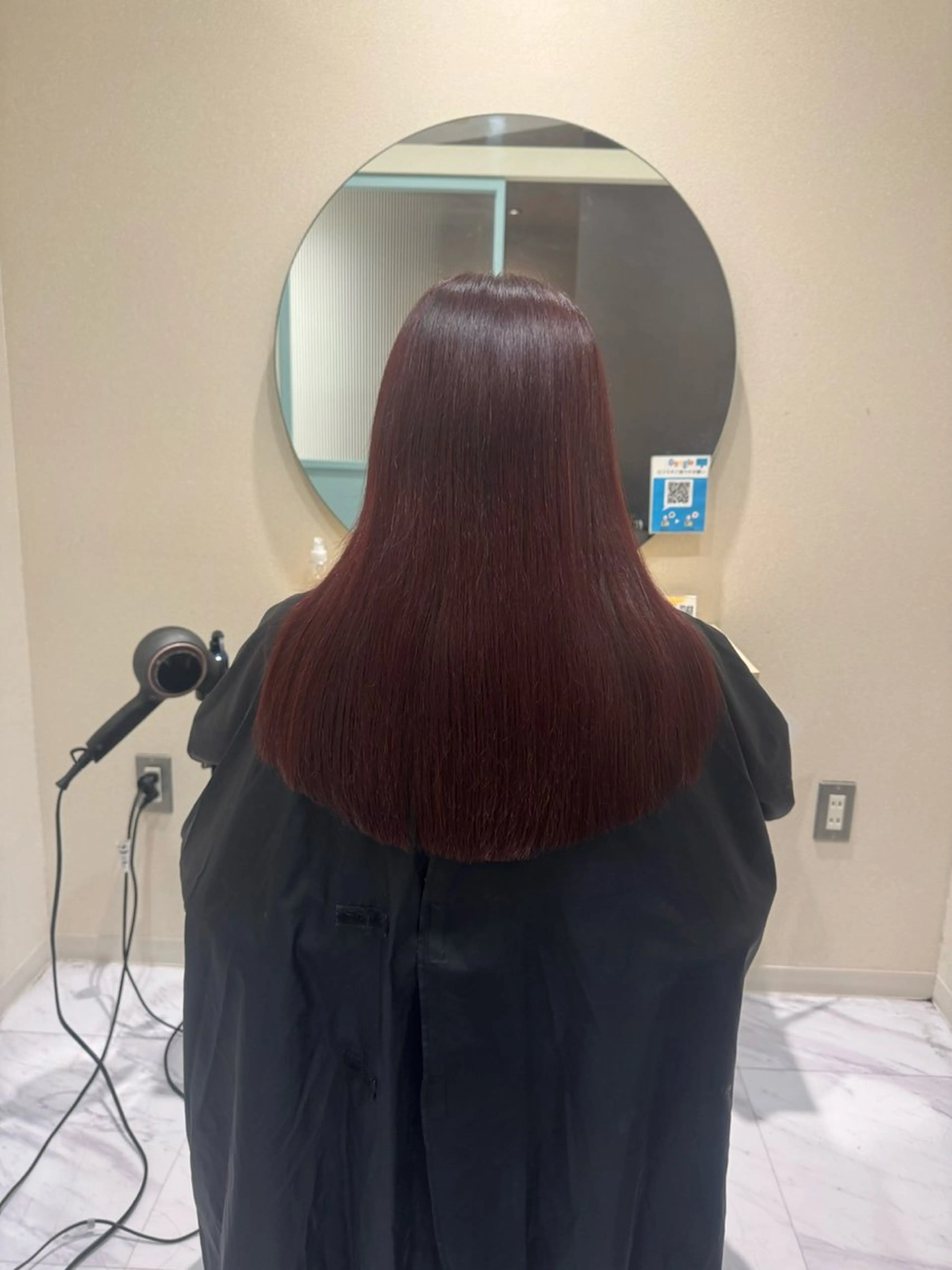 ロング 縮毛矯正 トリートメント 丹野 圭太のヘアスタイル