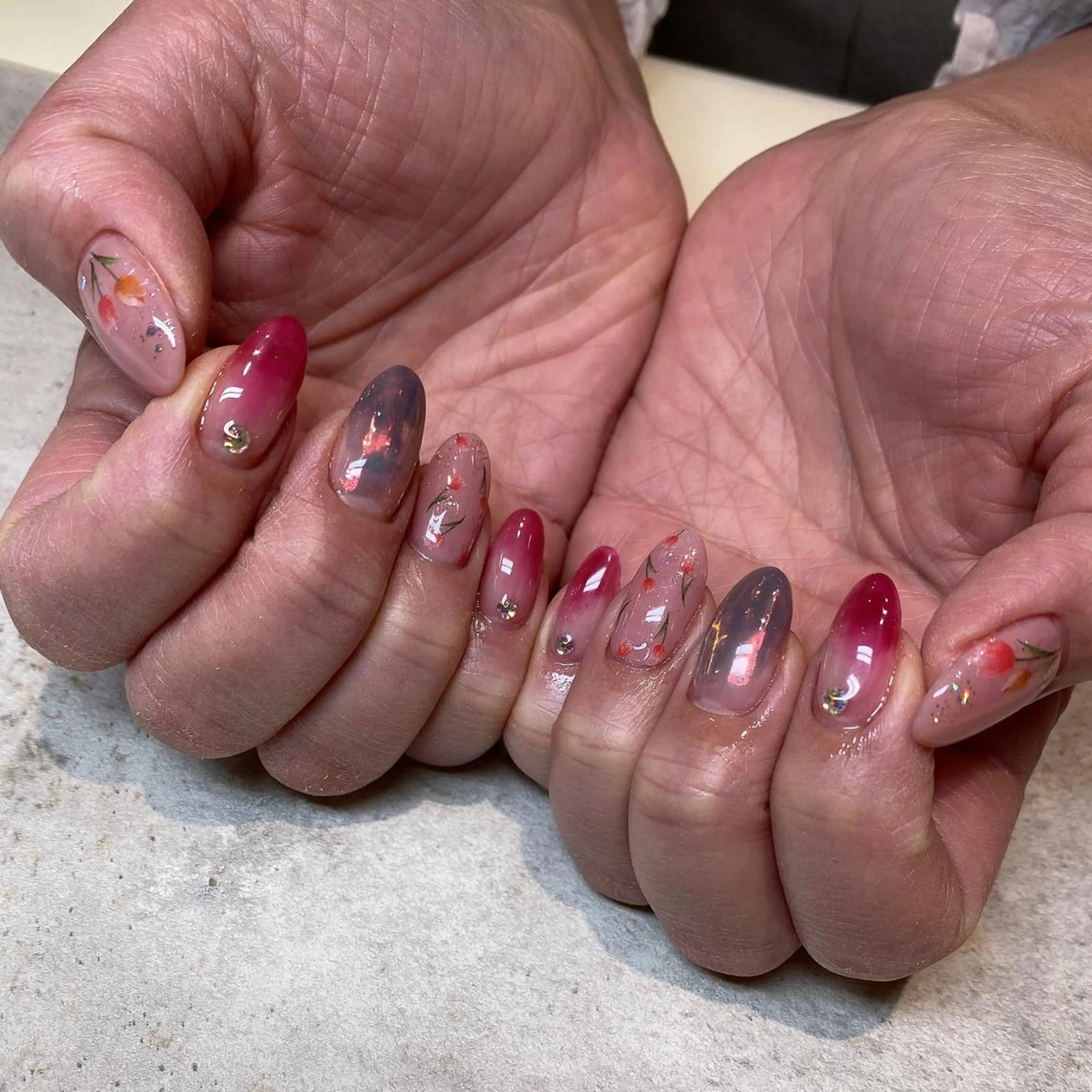 ネイル among アマン所属・lecoa_ kana／amongのネイルデザイン