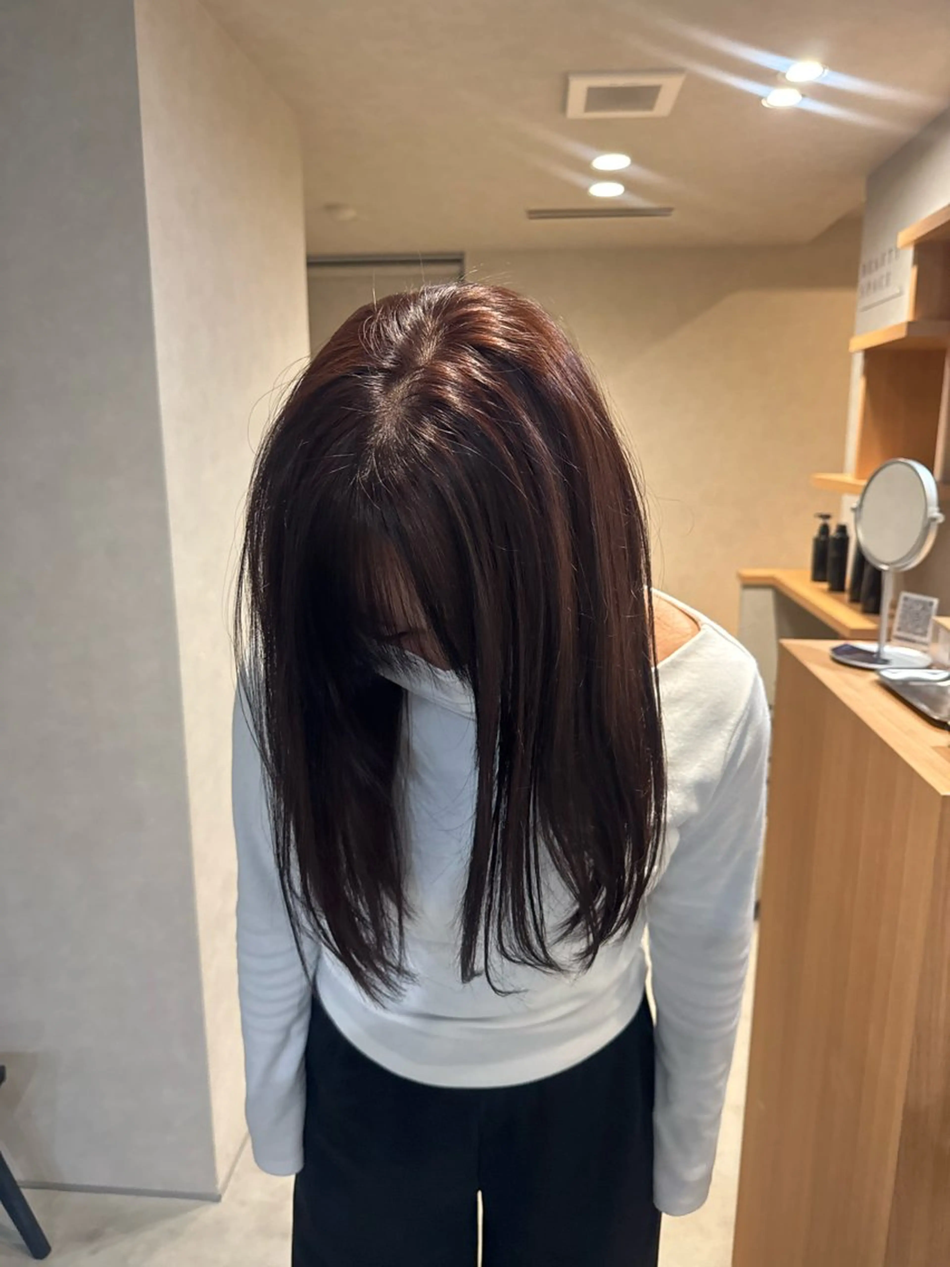 ミディアム ヘアカラー AMATORA SPA/福井美悠のヘアスタイル