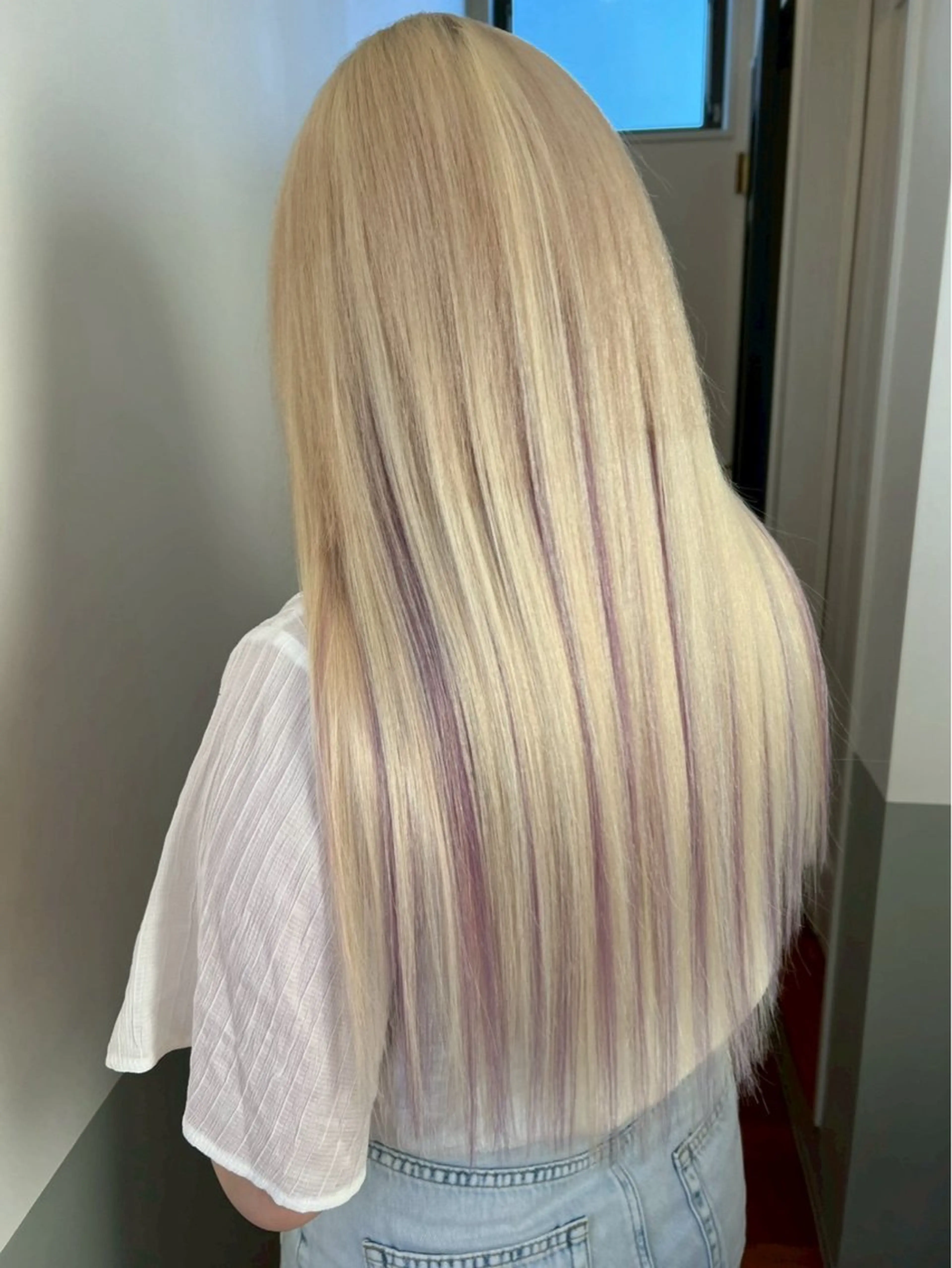 ロング カラー 富田 妃花栞のヘアスタイル