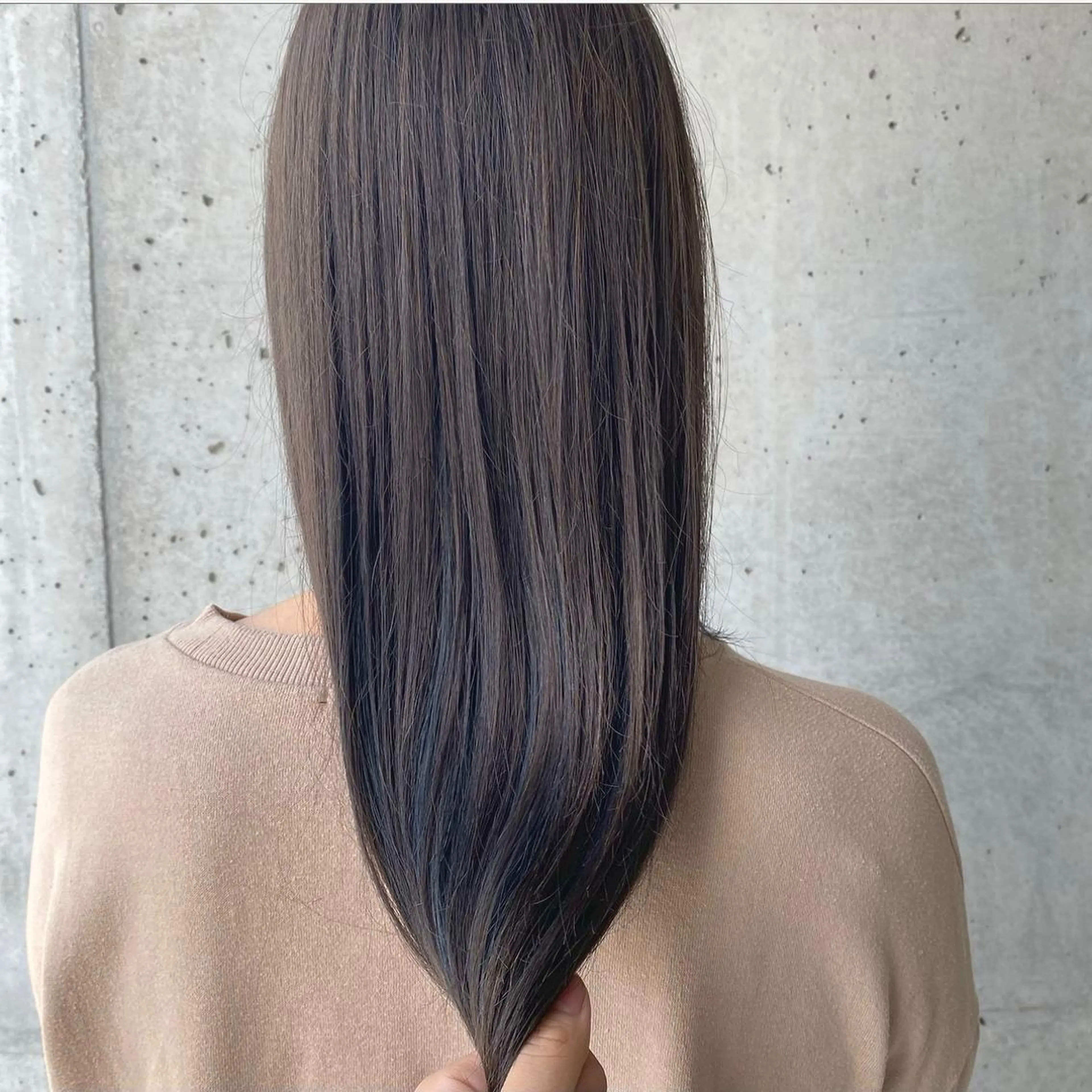 ロング カラー ダブルカラー トリートメント フリーランス美容師 MIZUKIのヘアスタイル