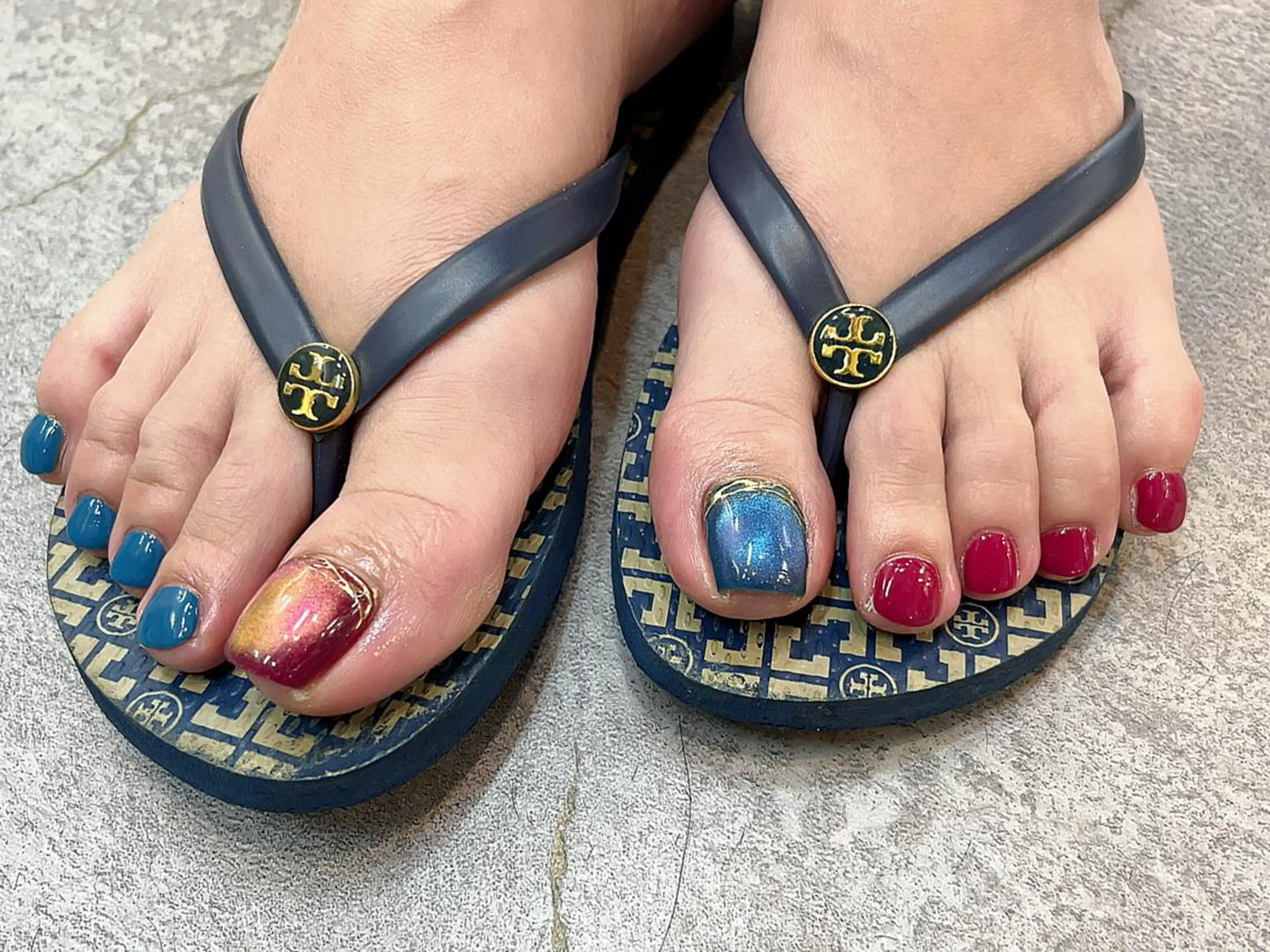 ネイル フットネイル あおやぎ ゆきこのネイルデザイン
