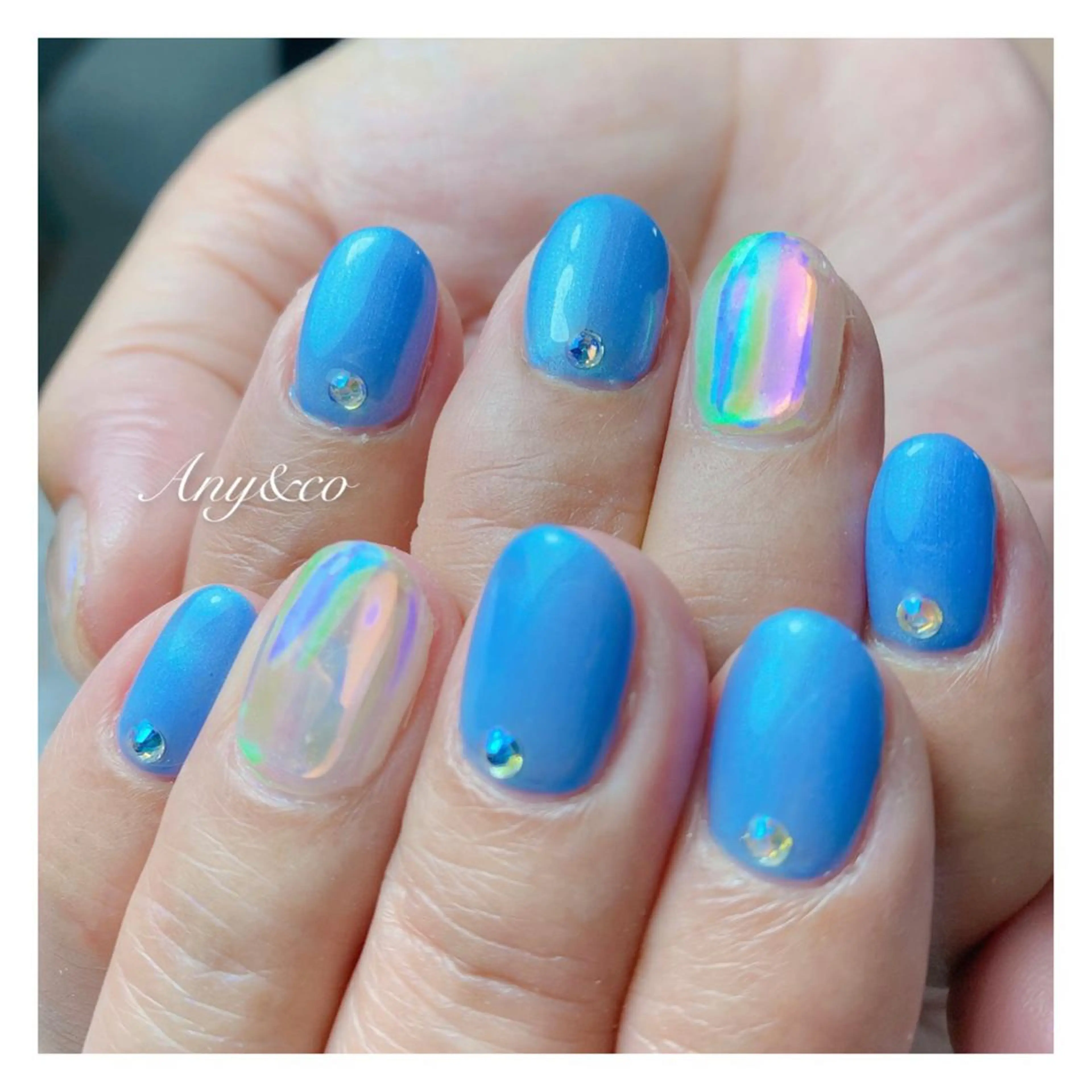 ネイル 氷ネイル・うるうるネイル ハンドネイル Any&co 【エニコ】のマツエク・マツパデザイン