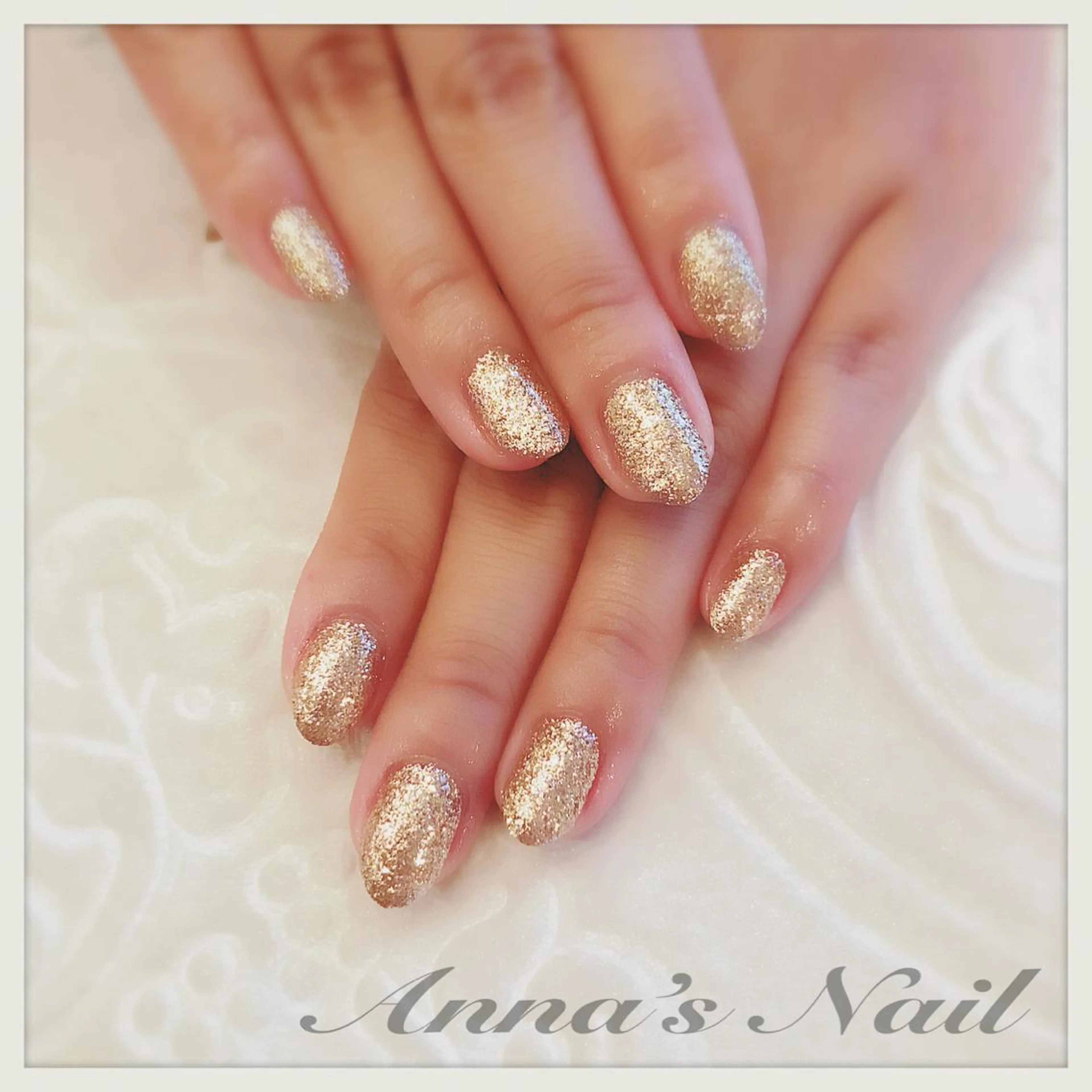 ネイル ラメ(グリッター) ワンカラーネイル Anna’s Nail所属・清口 杏奈のネイルデザイン