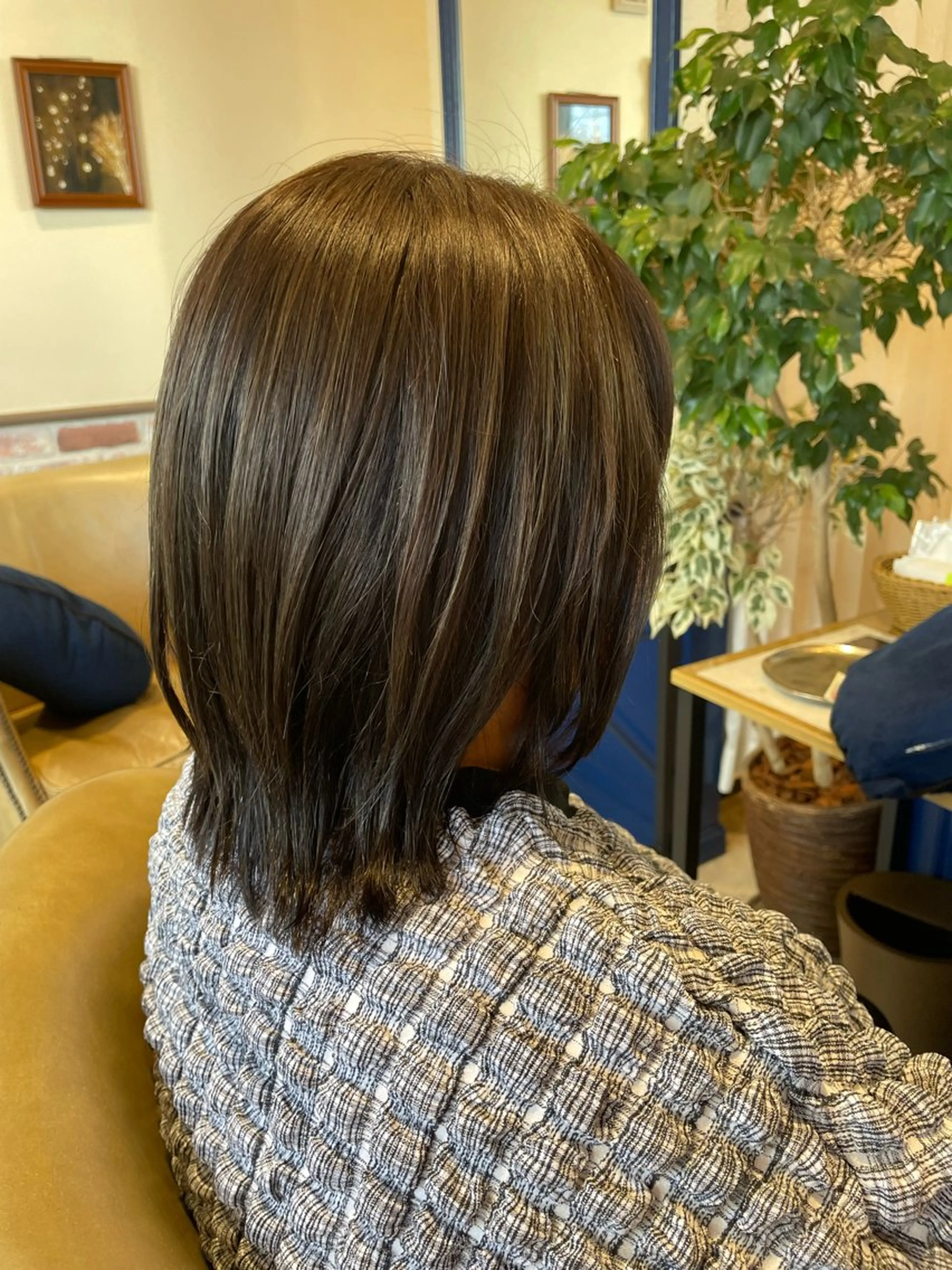 ミディアム YUSICA  所沢 イマムラ✳︎✴︎のヘアスタイル