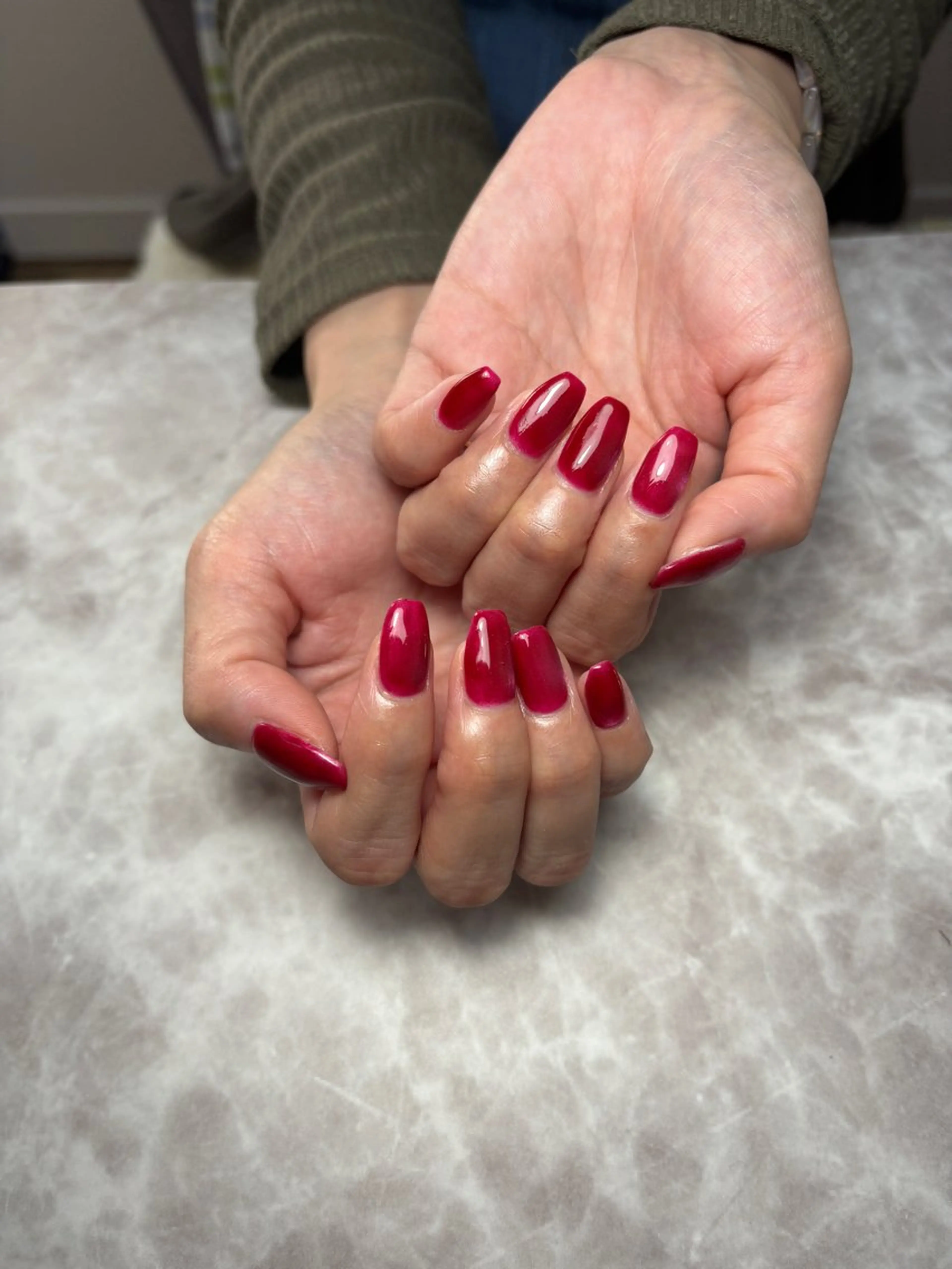 ネイル ワンカラーネイル ハンドネイル ジェシー ネイルのネイルデザイン