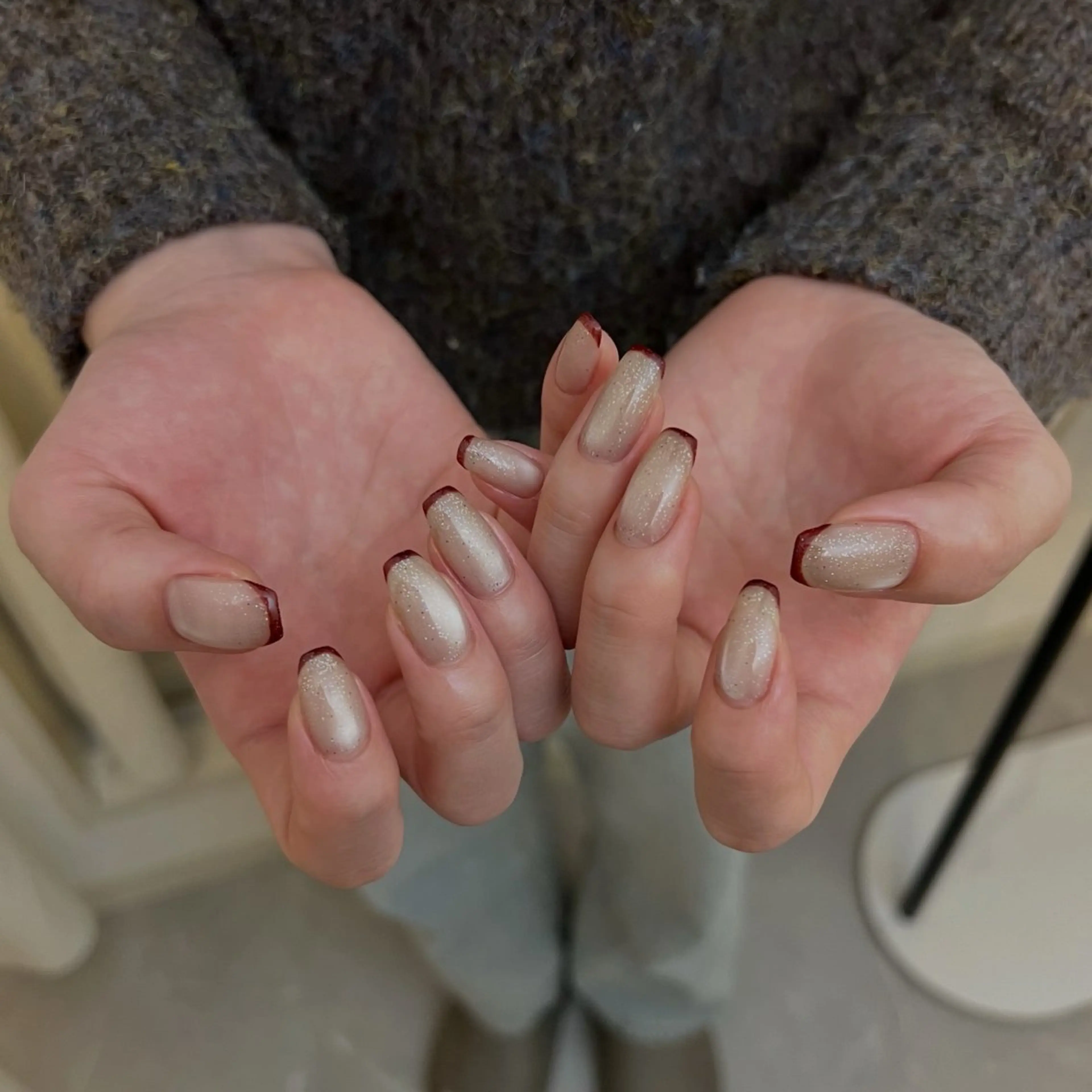 ネイル フラッシュネイル フレンチネイル マグネットネイル urun eriのネイルデザイン