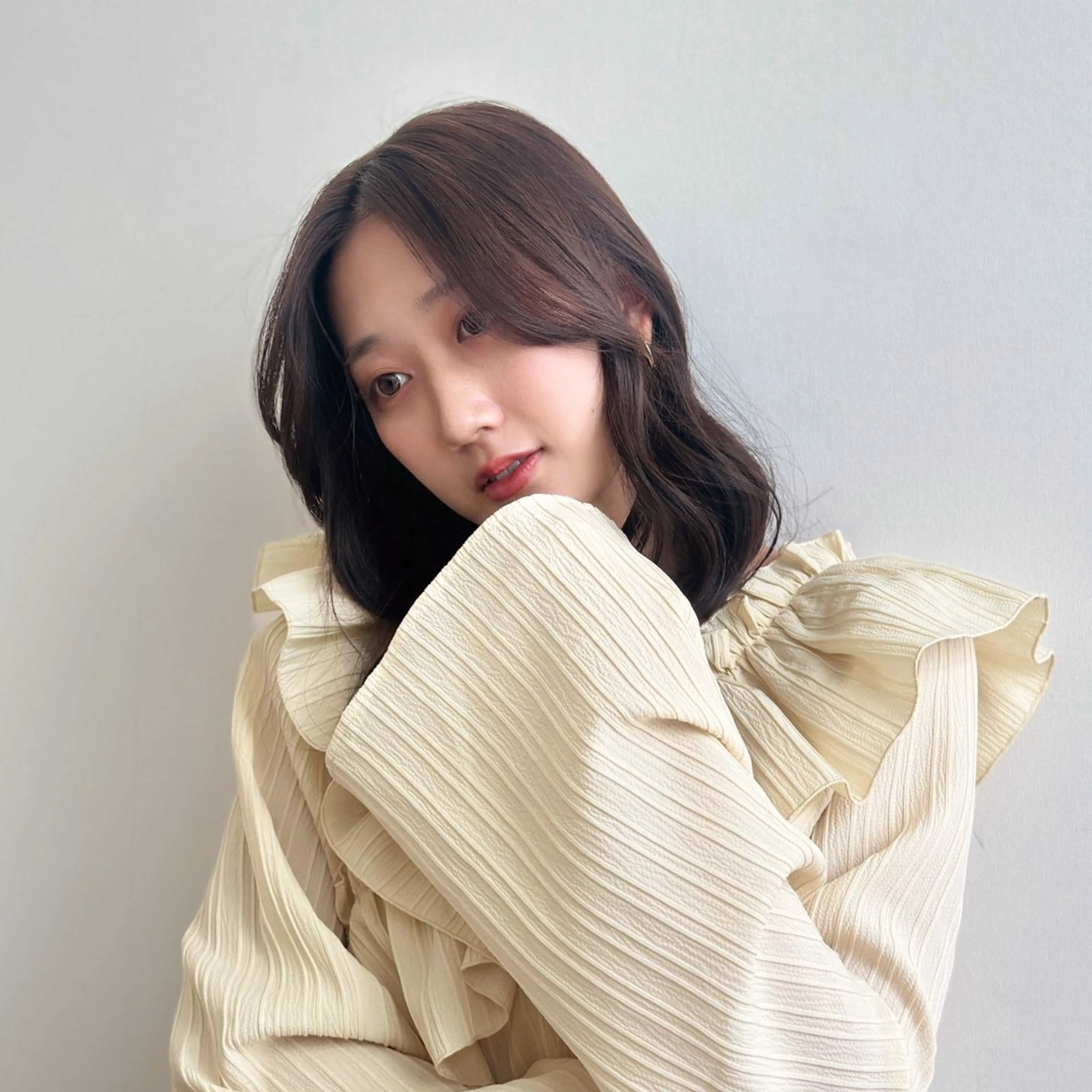 セミロング 広がり・パサつき改善 /ツヤ美髪/こうたのヘアスタイル