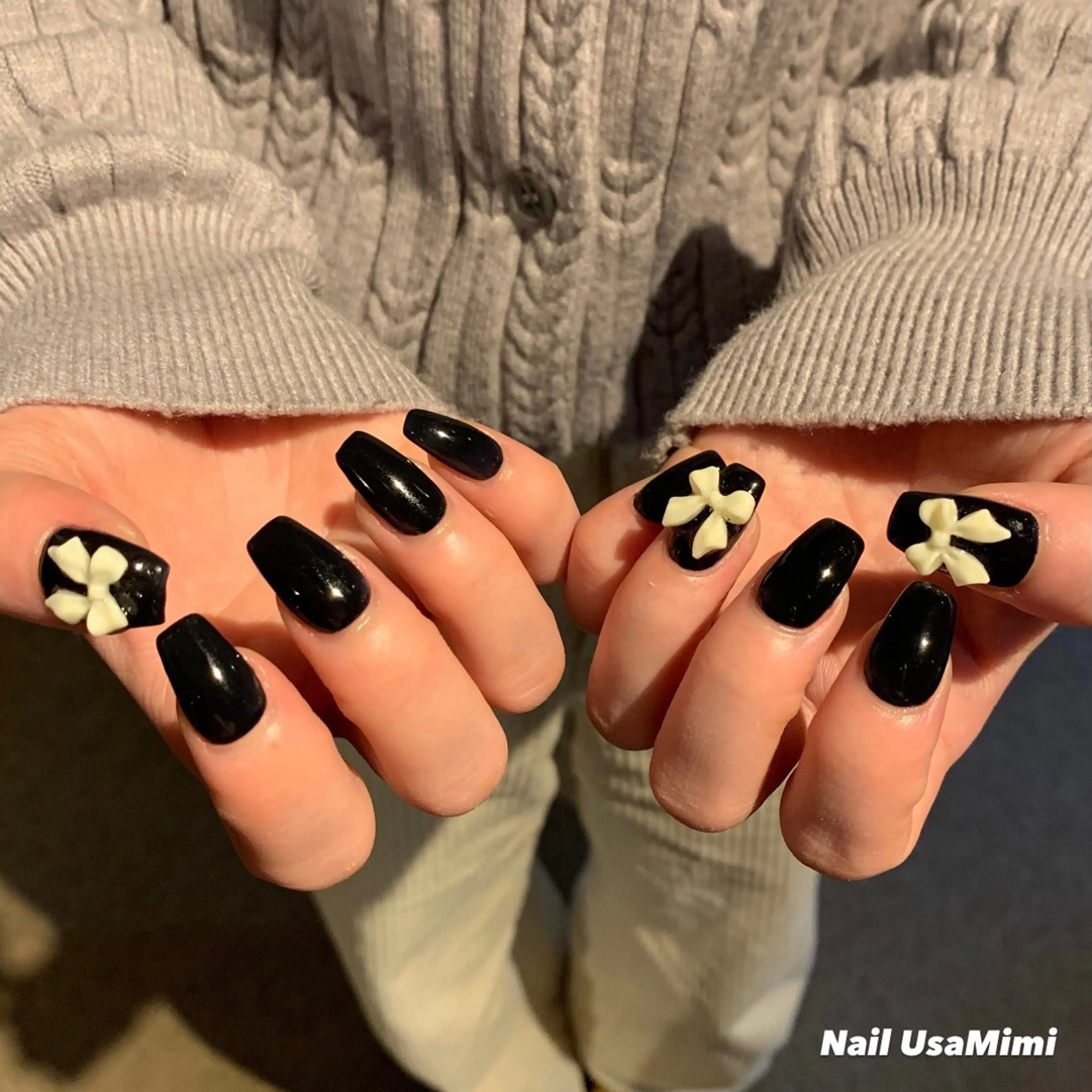 ネイル ジェルネイル マグネットネイル 持ち込み ワンカラーネイル パラジェル 本町ネイルNail UsaMimiのネイルデザイン