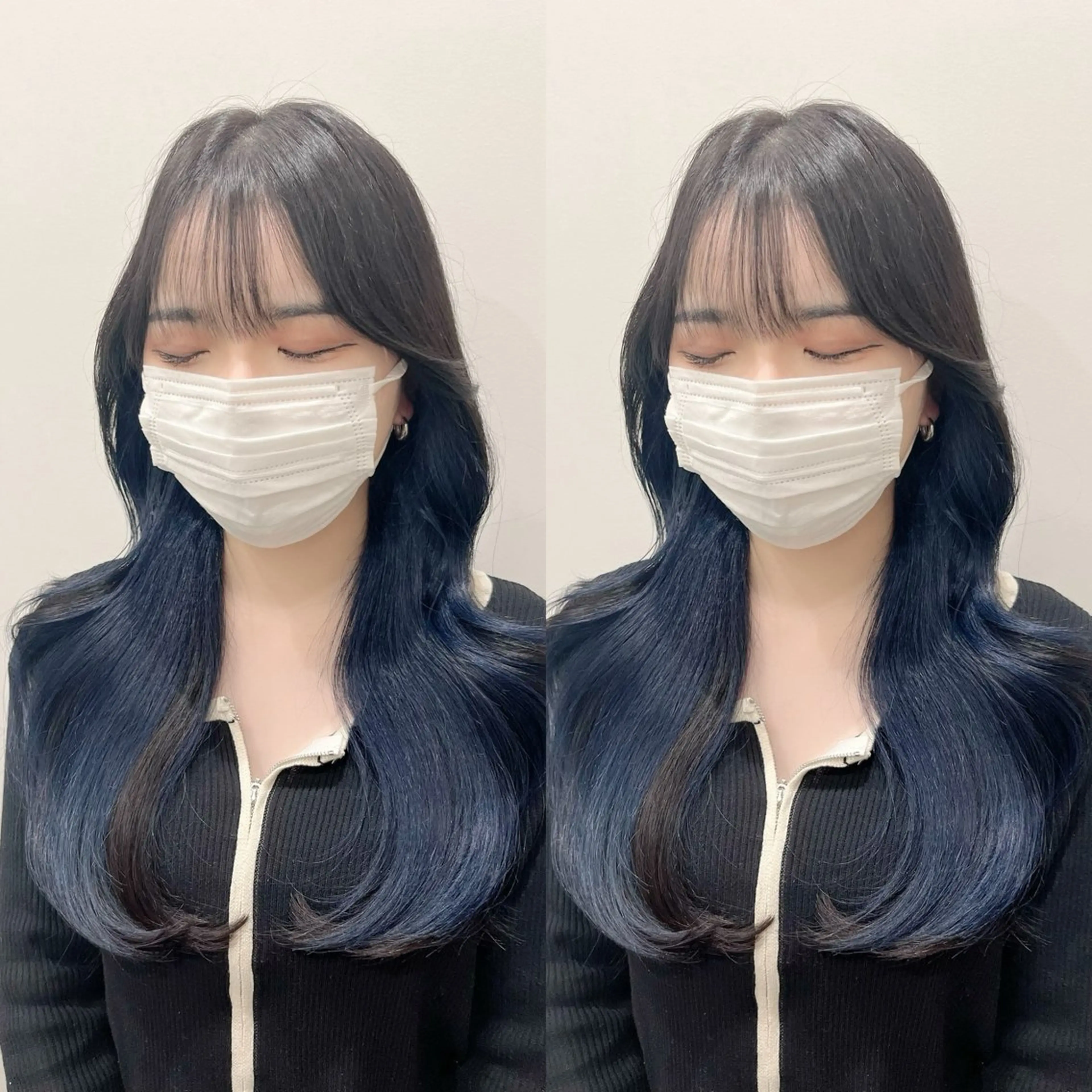 【さりげないオシャレ🌟】イヤリングカラー(ケアブリーチ込み)+全体カラー+似合わせカットの写真