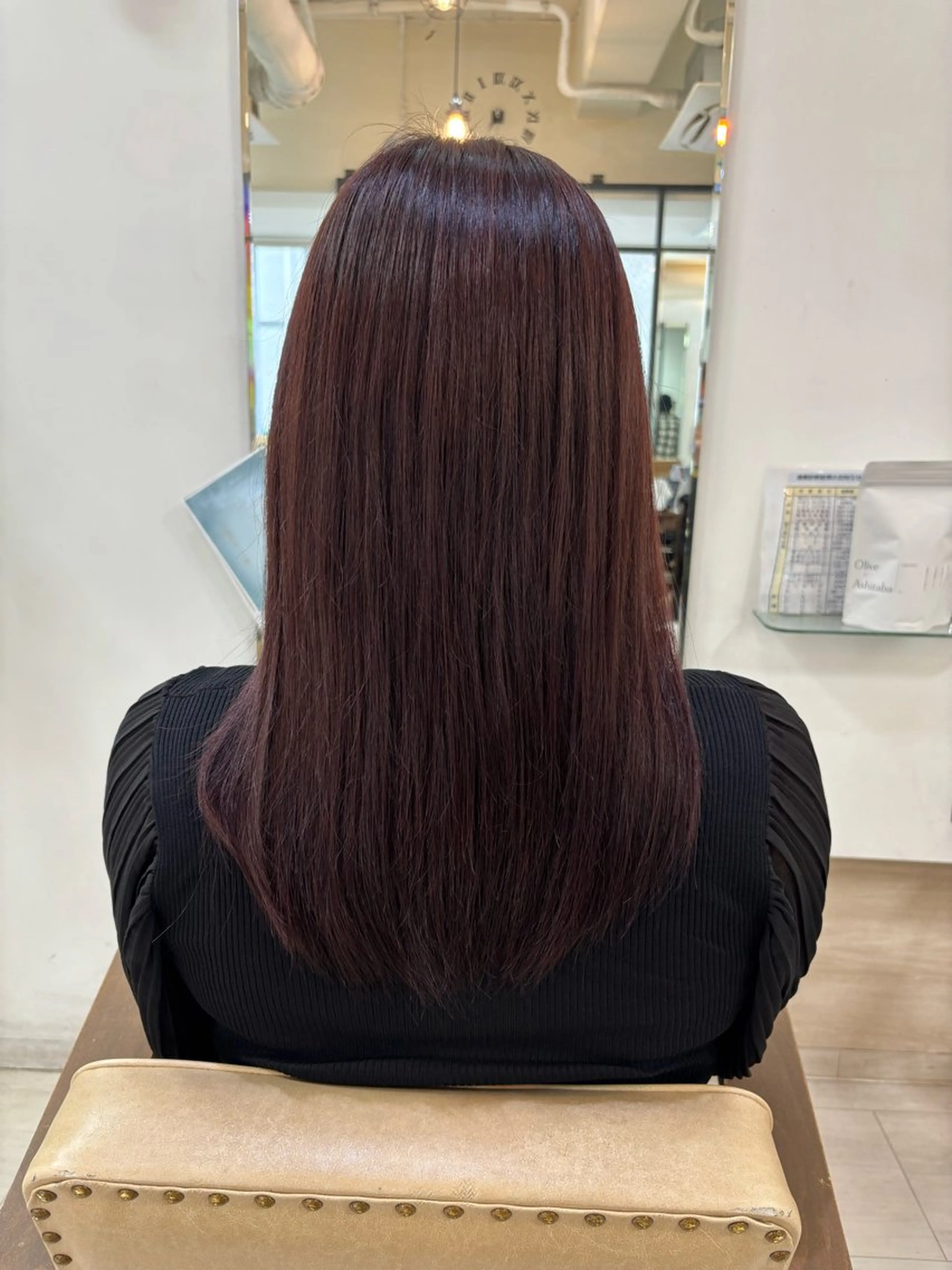 ロング カラー ピンクカラー ピンクパープル パープルカラー ヘアカラー トリートメント HairMake NEW YORK所属・カットモデル募集/ 加藤美月のヘアスタイル