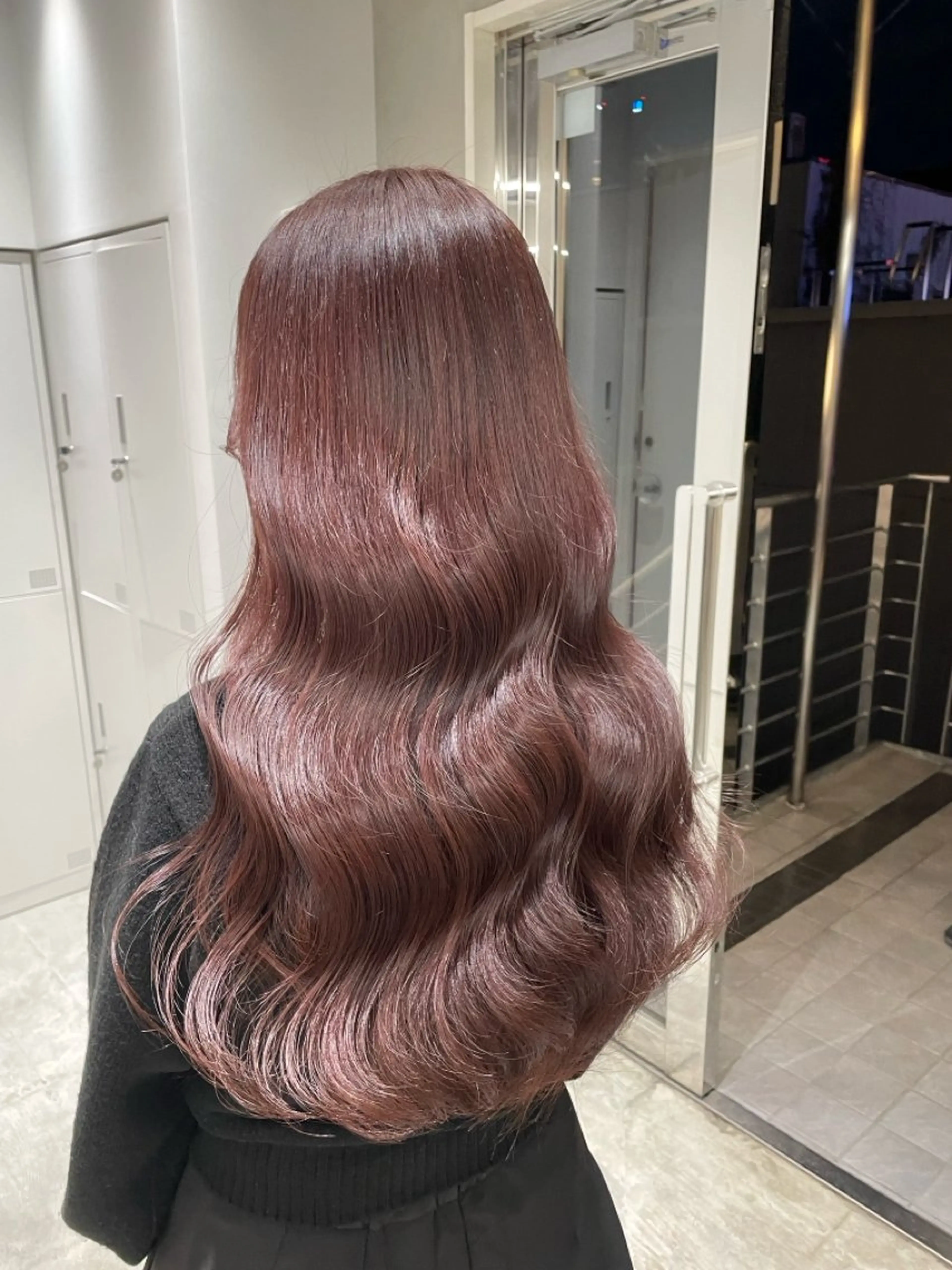 ロング ピンクラベンダー 透明感カラー🪽 ゆうかのヘアスタイル