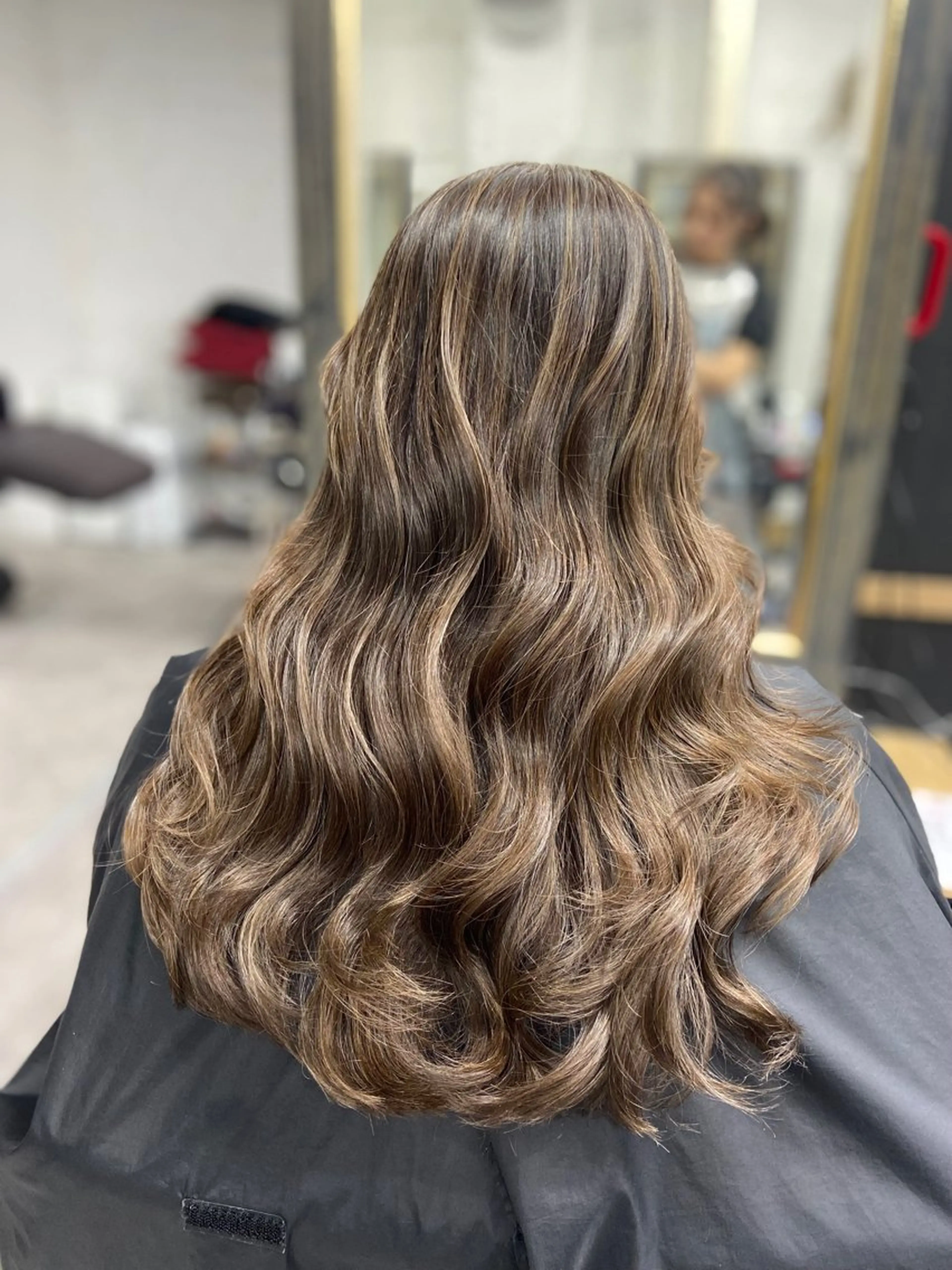 ロング カラー ハイトーン/ダブル カラー/akihoのヘアスタイル