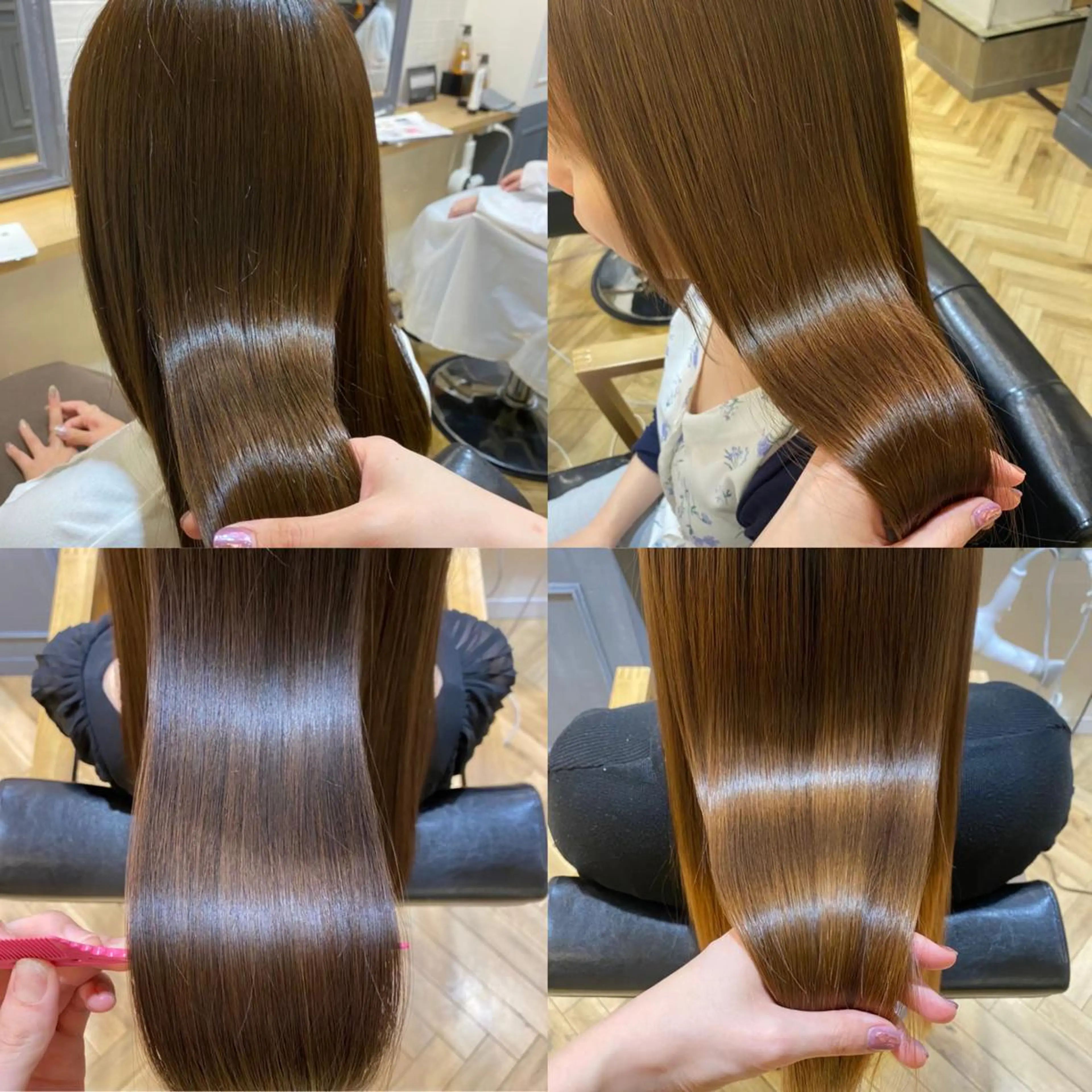 🌱オーガニックカラー🌱+✨ハホニコトリートメント✨ (⚠️ご予約日時はご相談ください)の写真