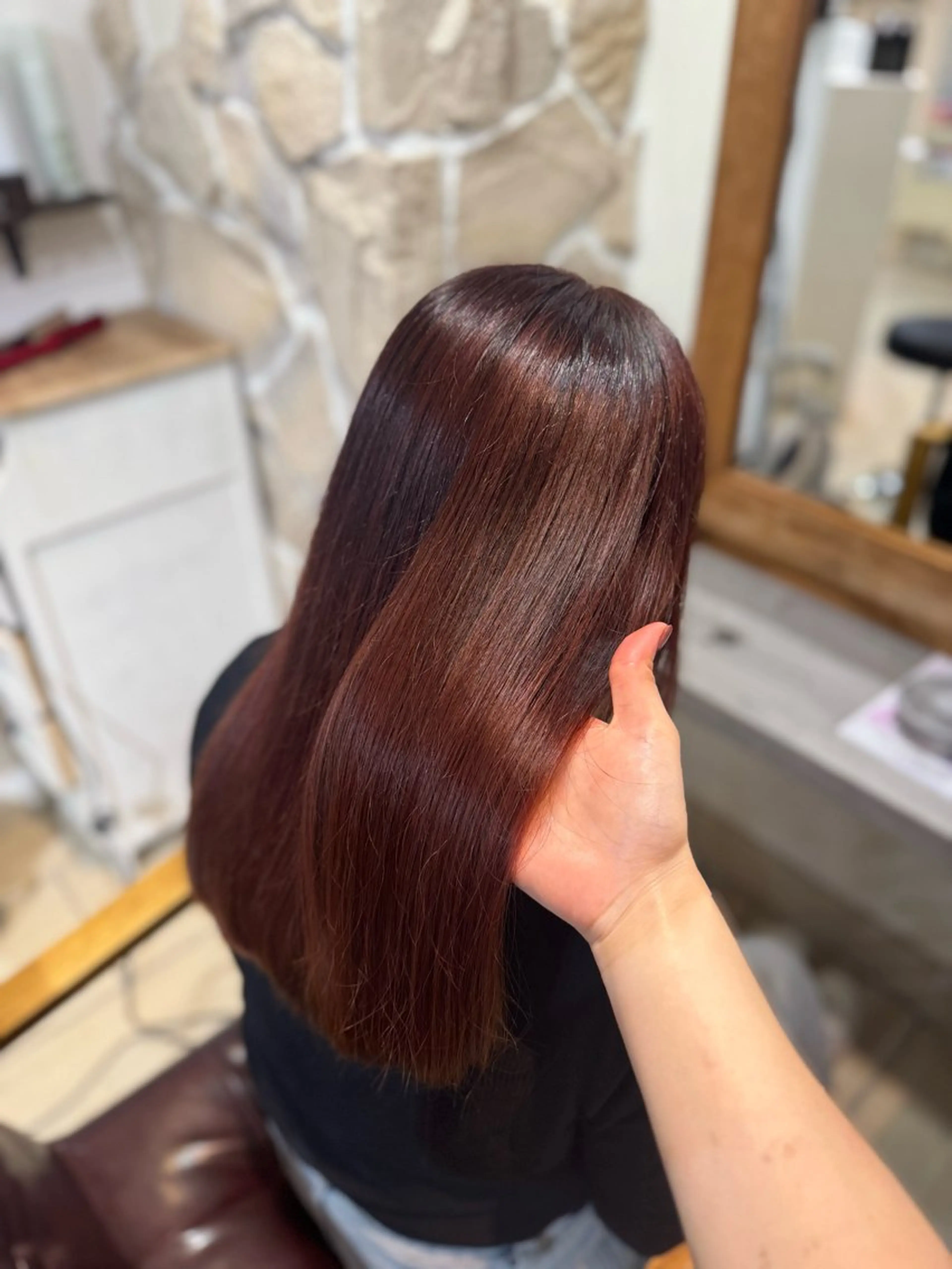カラー ブラウンカラー 縮毛矯正✨ ななつのヘアスタイル