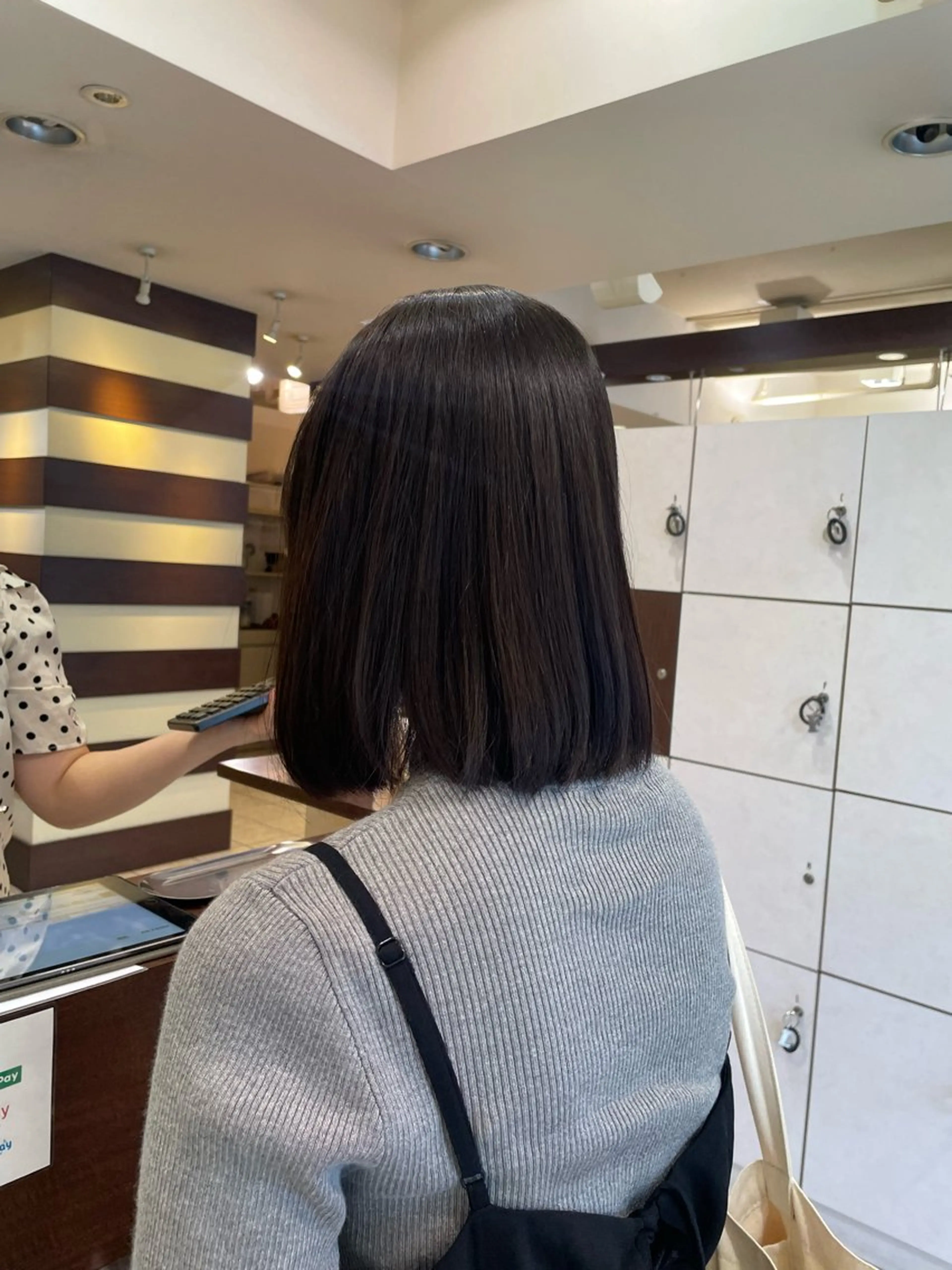 パーマ 縮毛矯正 桑田 新菜のヘアスタイル