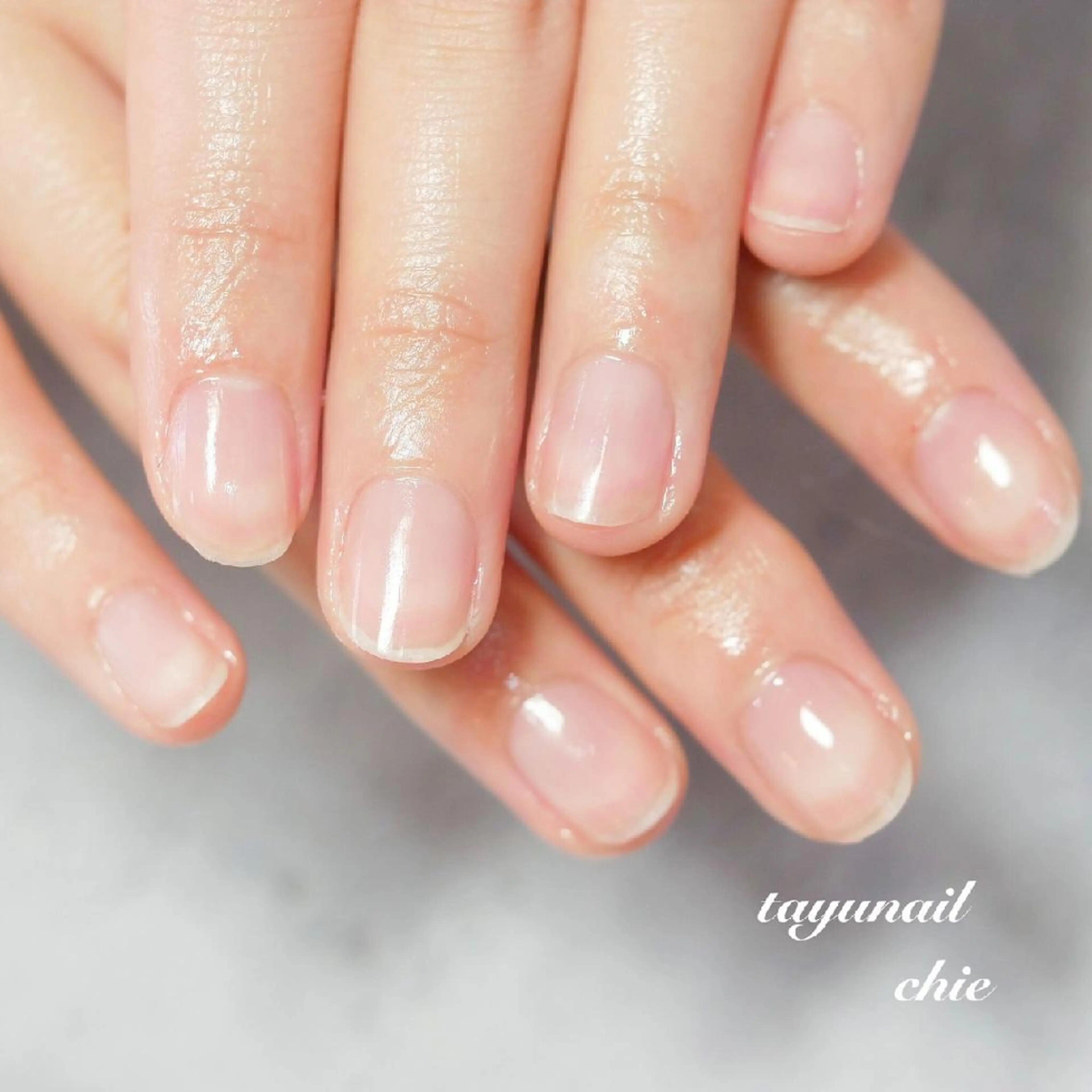 ネイル ブルー ジェルネイル パラジェル ピンク 春ネイル ネイルサロン 【たゆnail】のネイルデザイン