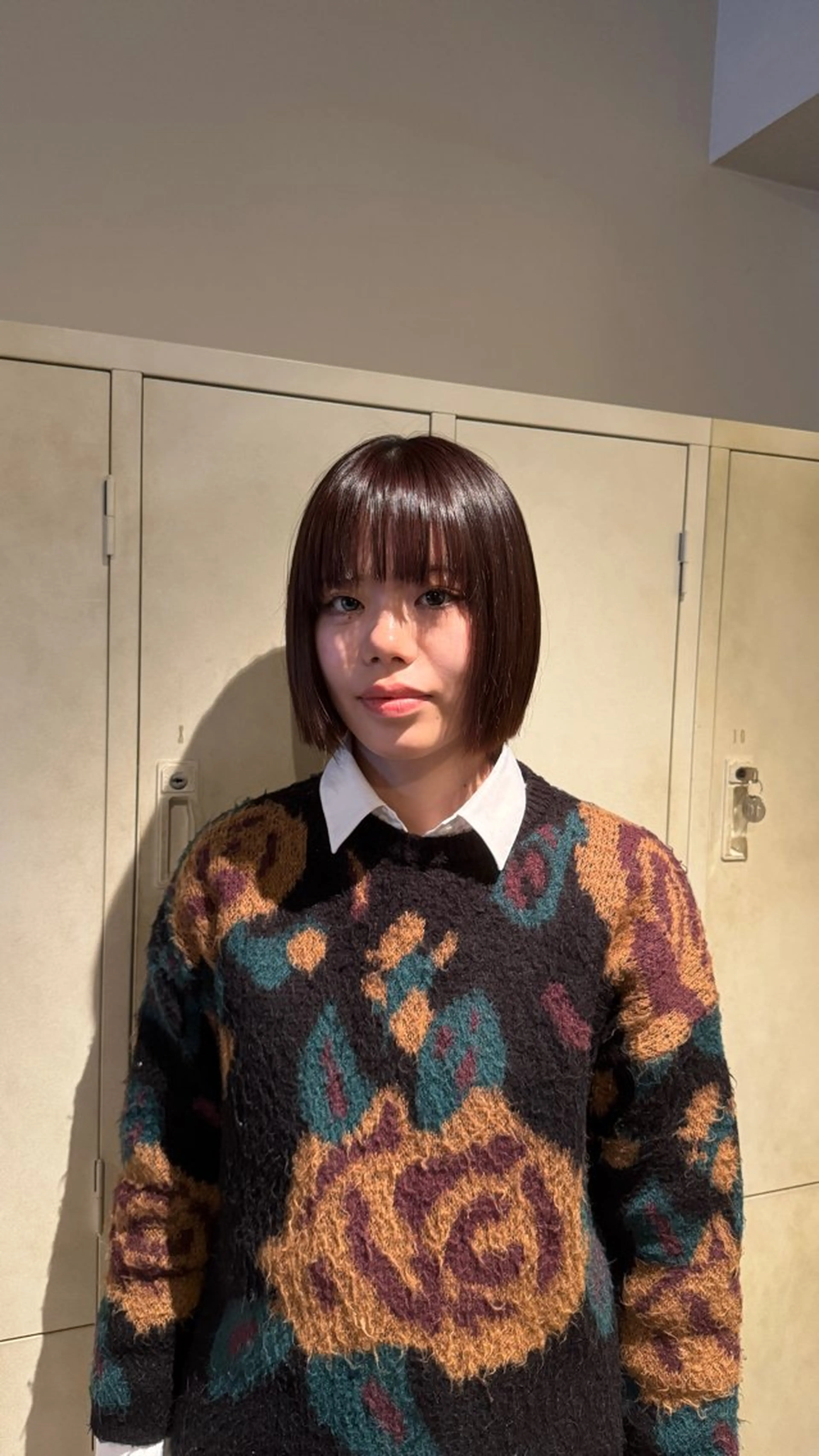 ショート 縮毛矯正 透明感カラー/似合 わせカットみく🩶のヘアスタイル