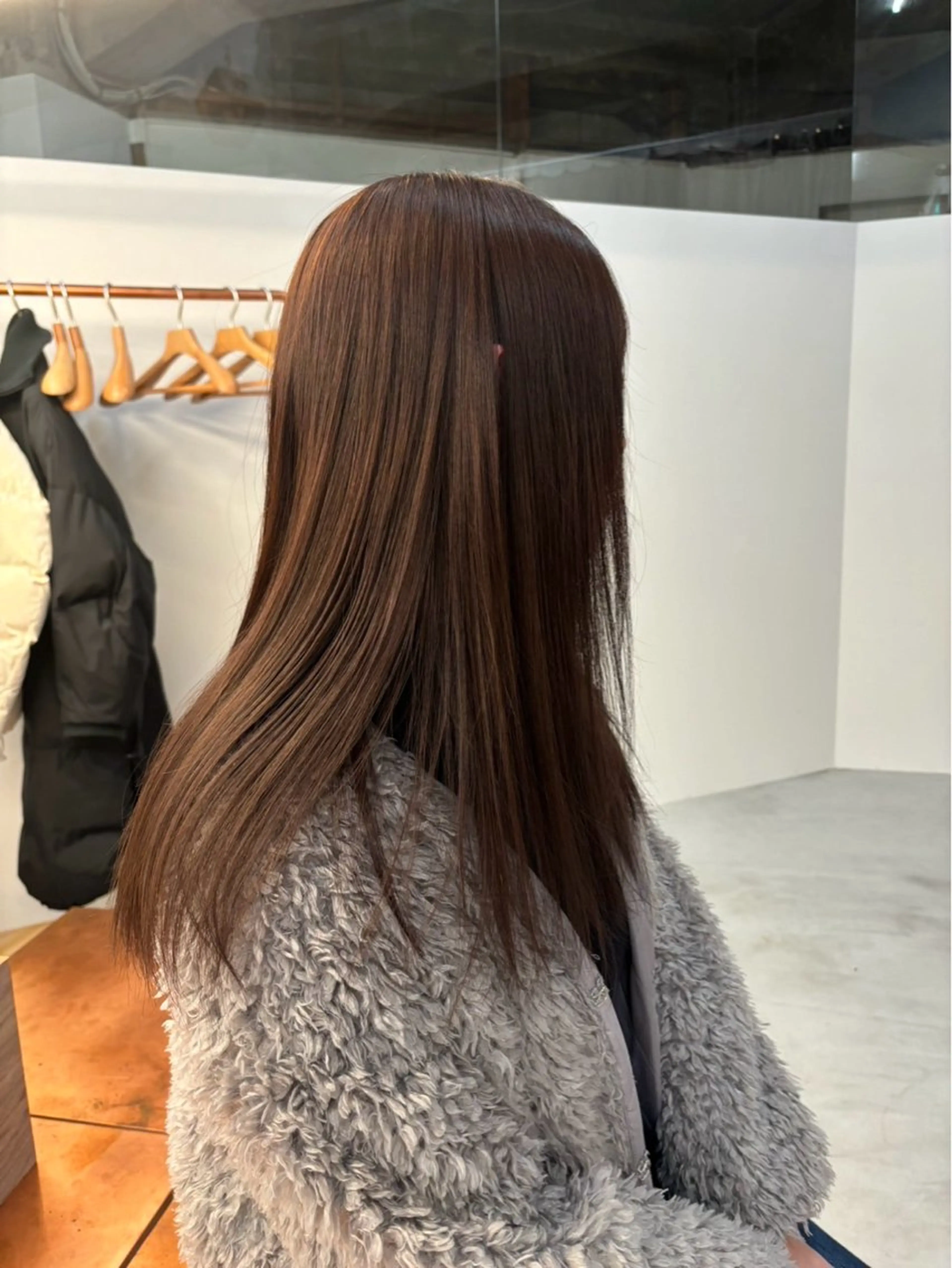 ロング アッシュ ハイトーン指名No. 1/レイヤー/みさきのヘアスタイル