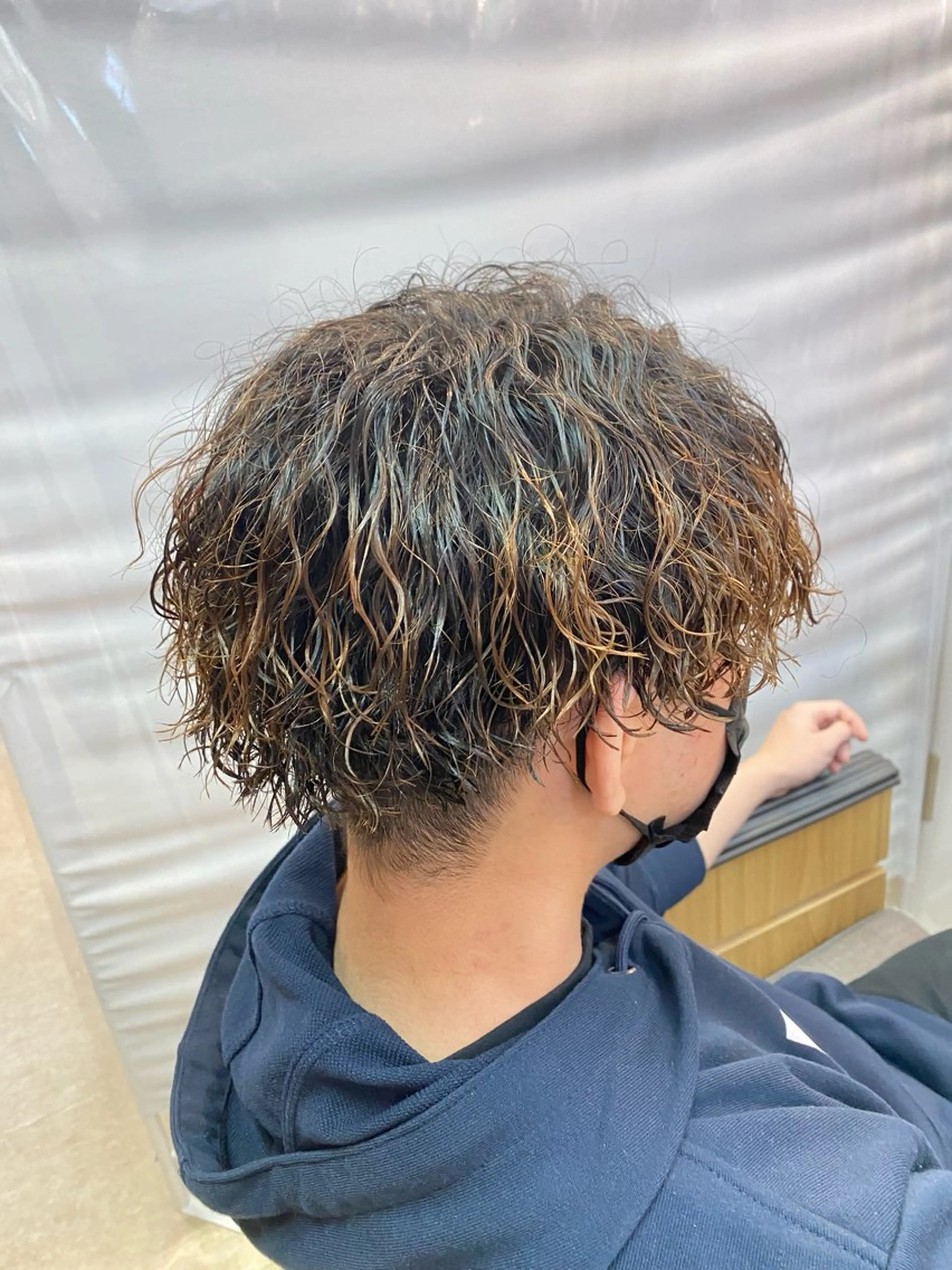パーマ メンズ カット パーマ 柴田 将のヘアスタイル