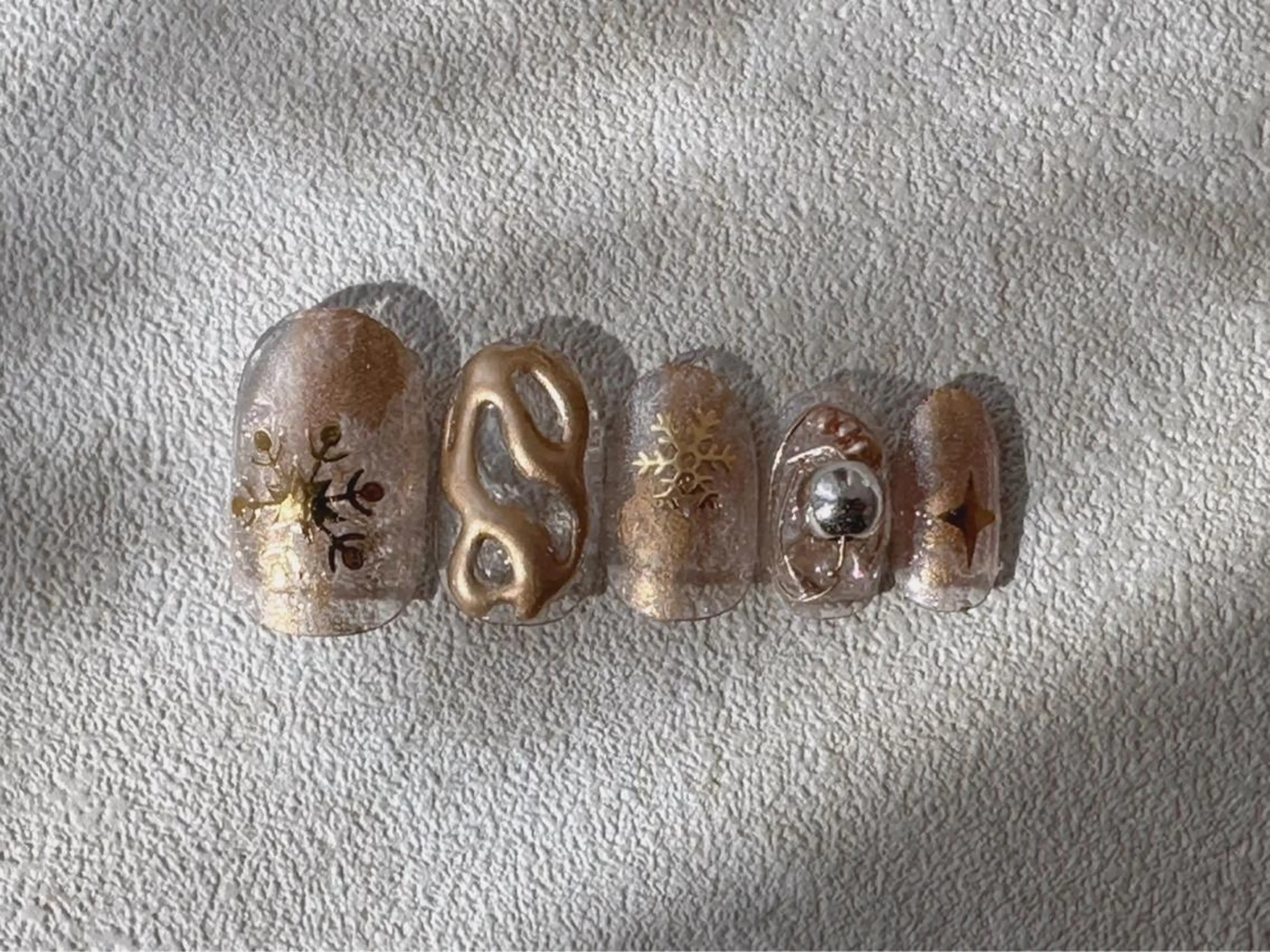 ネイル 冬ネイル クリスマス ハンドネイル Nail Katoのネイルデザイン