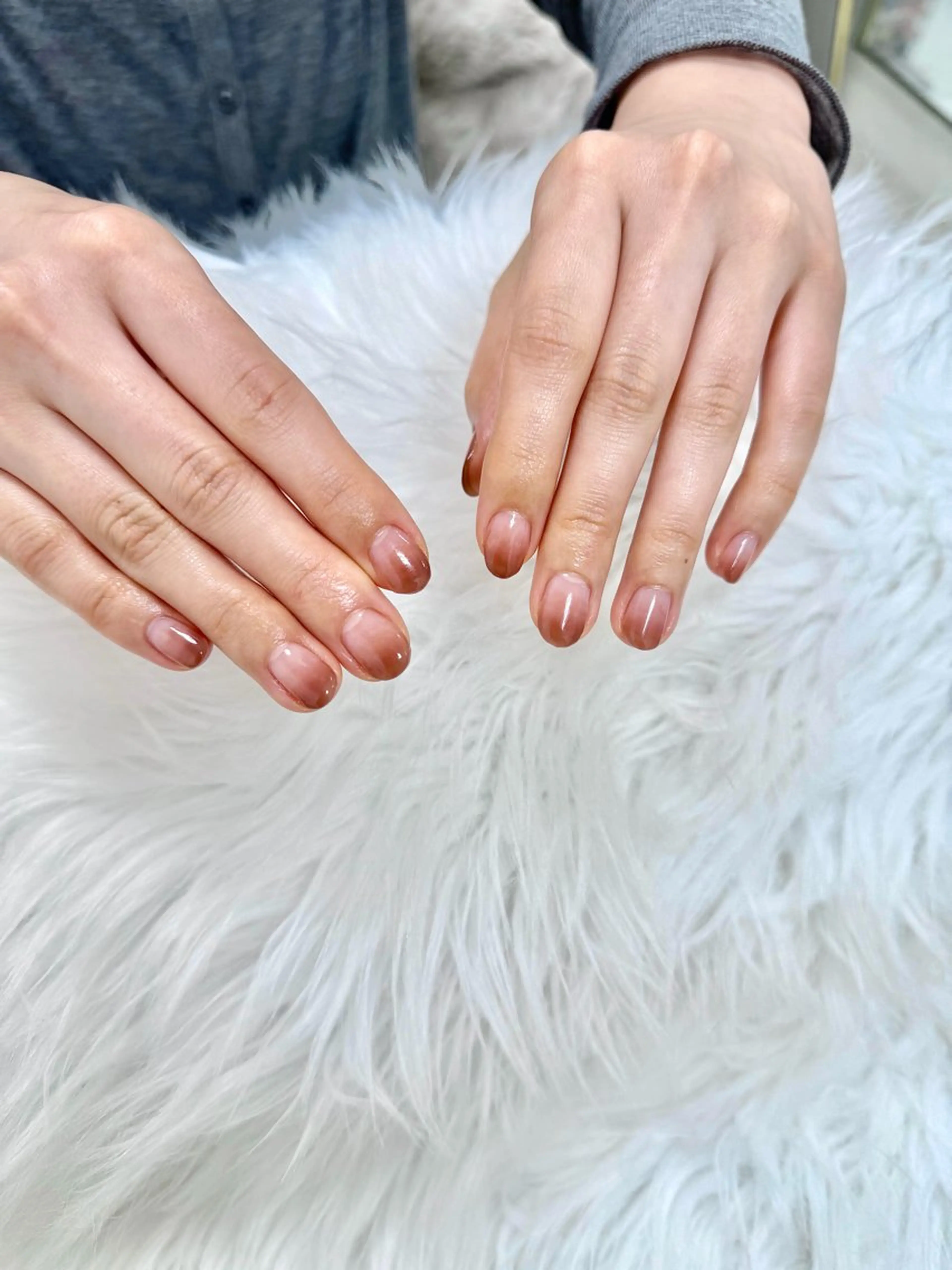 ネイル グラデーション ラメ(グリッター) オフィスネイル ピンク シンプルネイル ハンドネイル PROVE 彩華のネイルデザイン