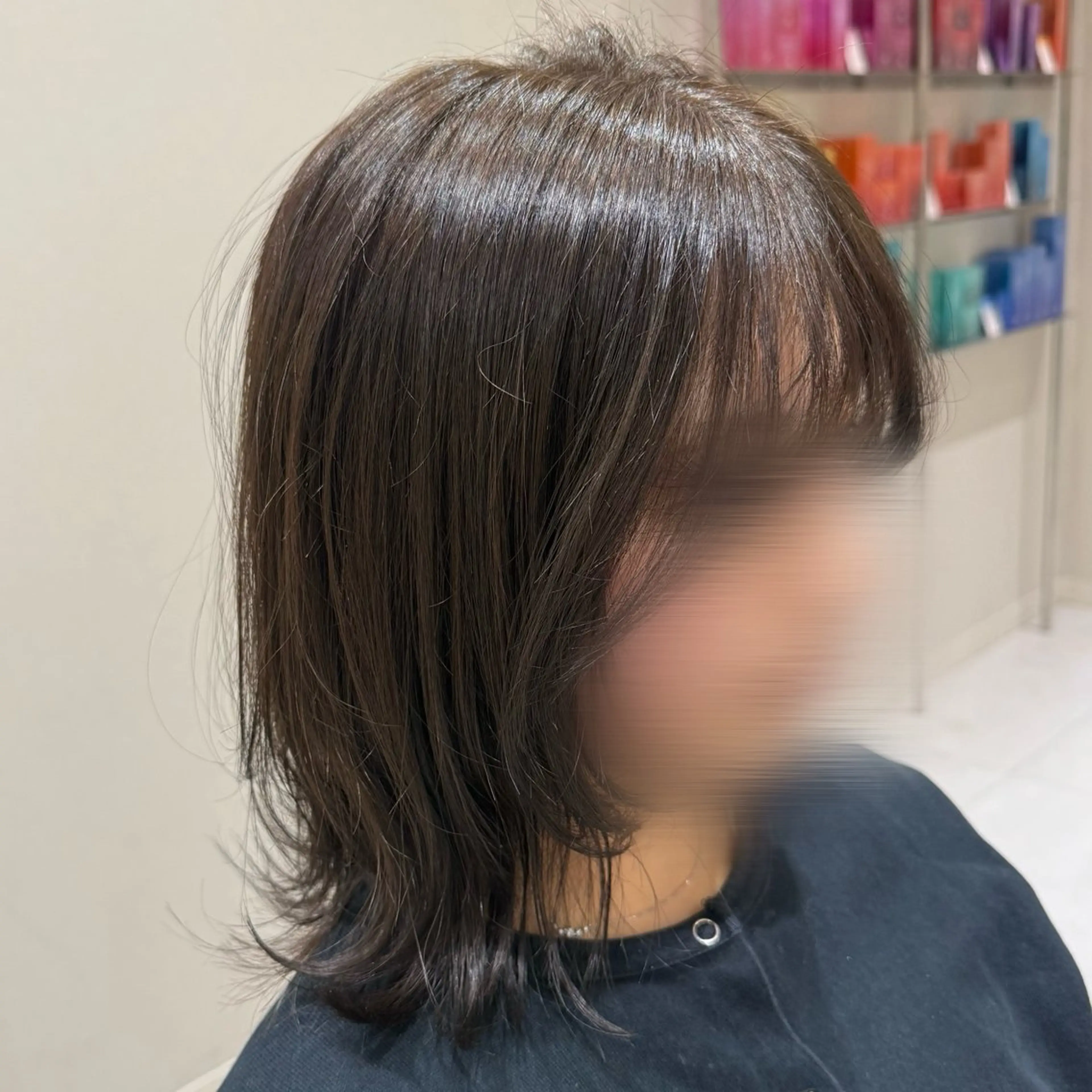 ミディアム カラー ヘアアレンジ カット ヘアカラー 韓国レイヤー｜ 透明感カラー｜ココナのヘアスタイル