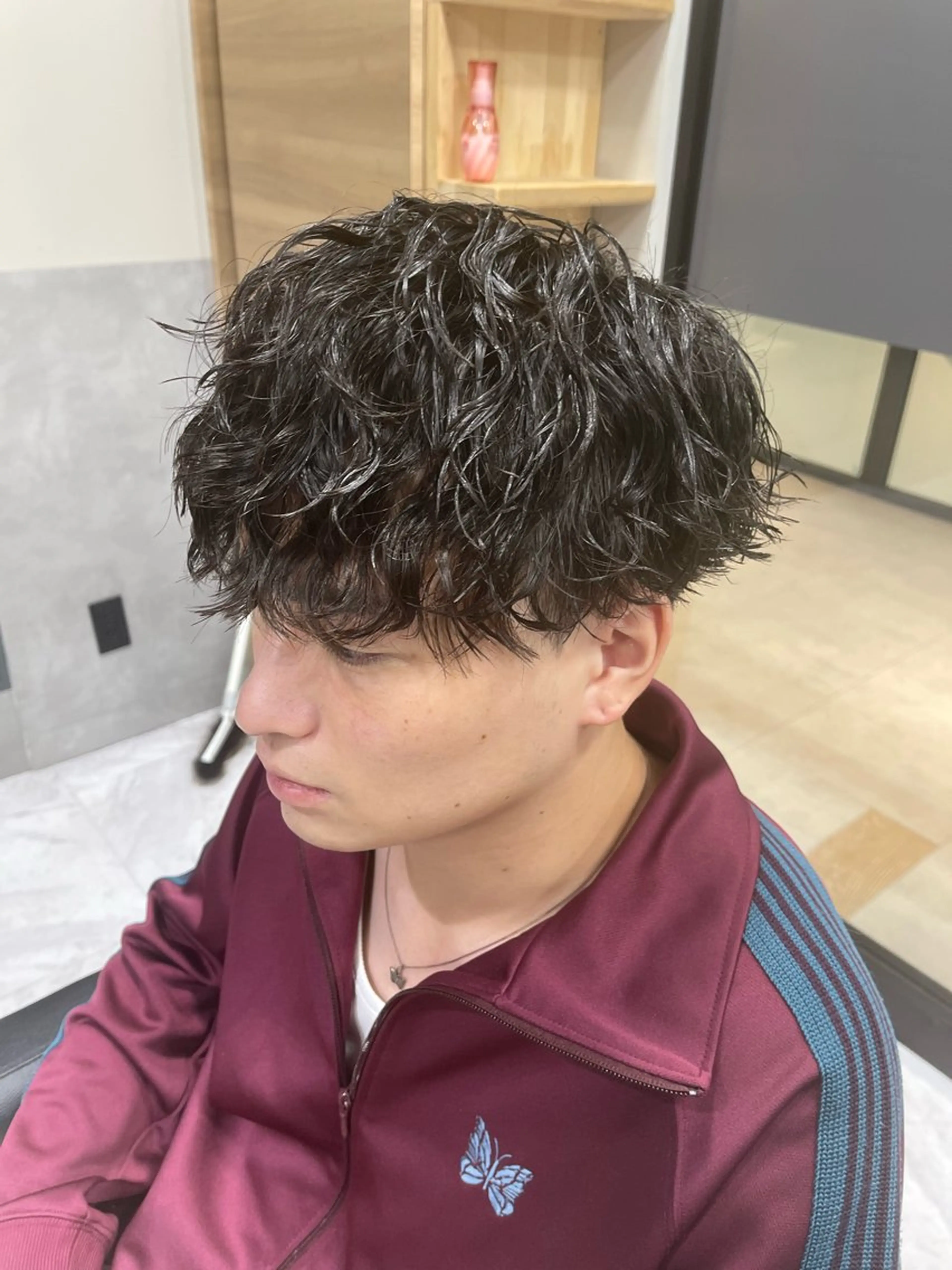 ショート パーマ メンズ 🌻メンズカット 落合諒🌻のヘアスタイル