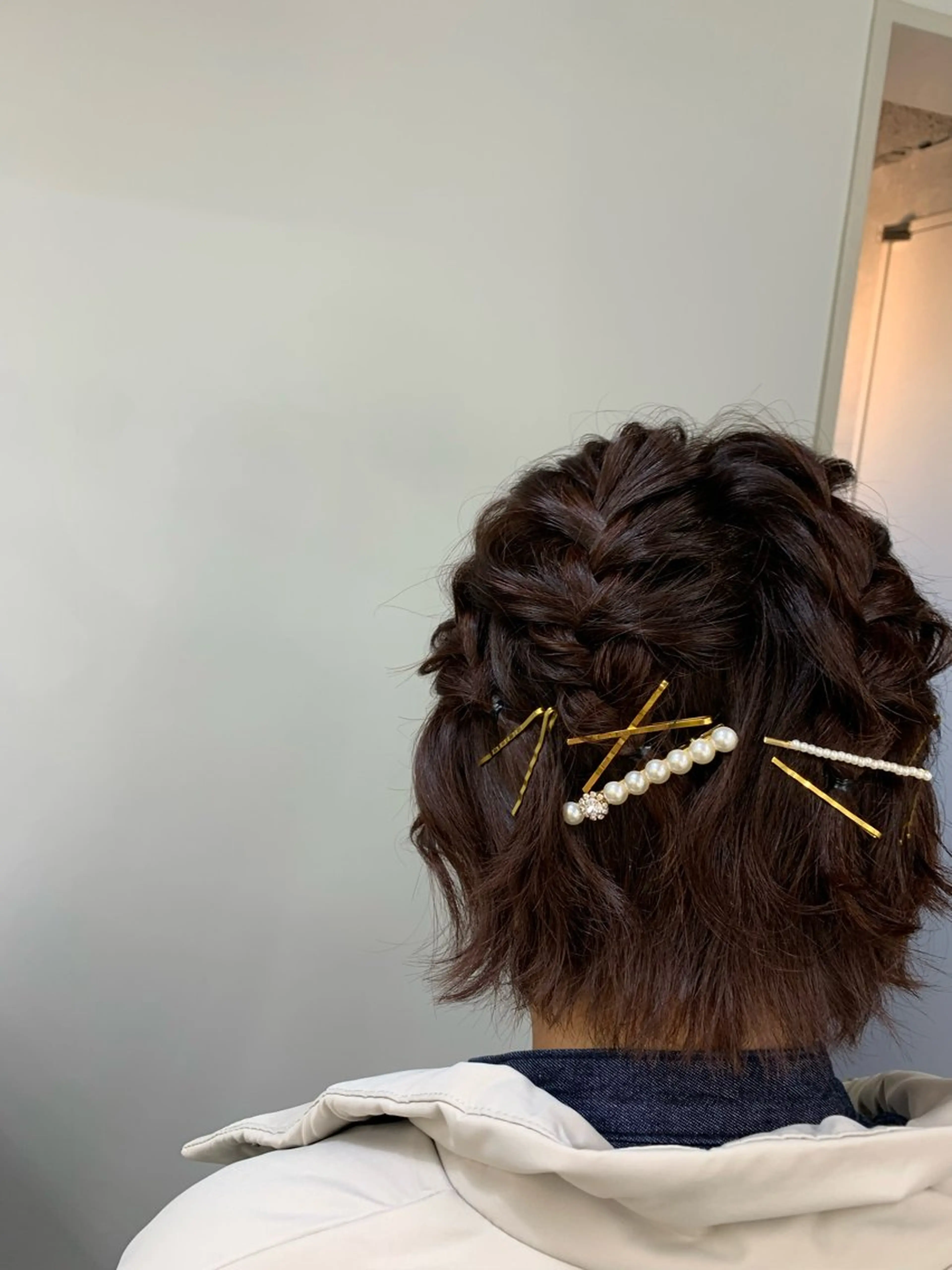 ショート ヘアアレンジ ショートヘア ヘアセット …a みおのヘアスタイル