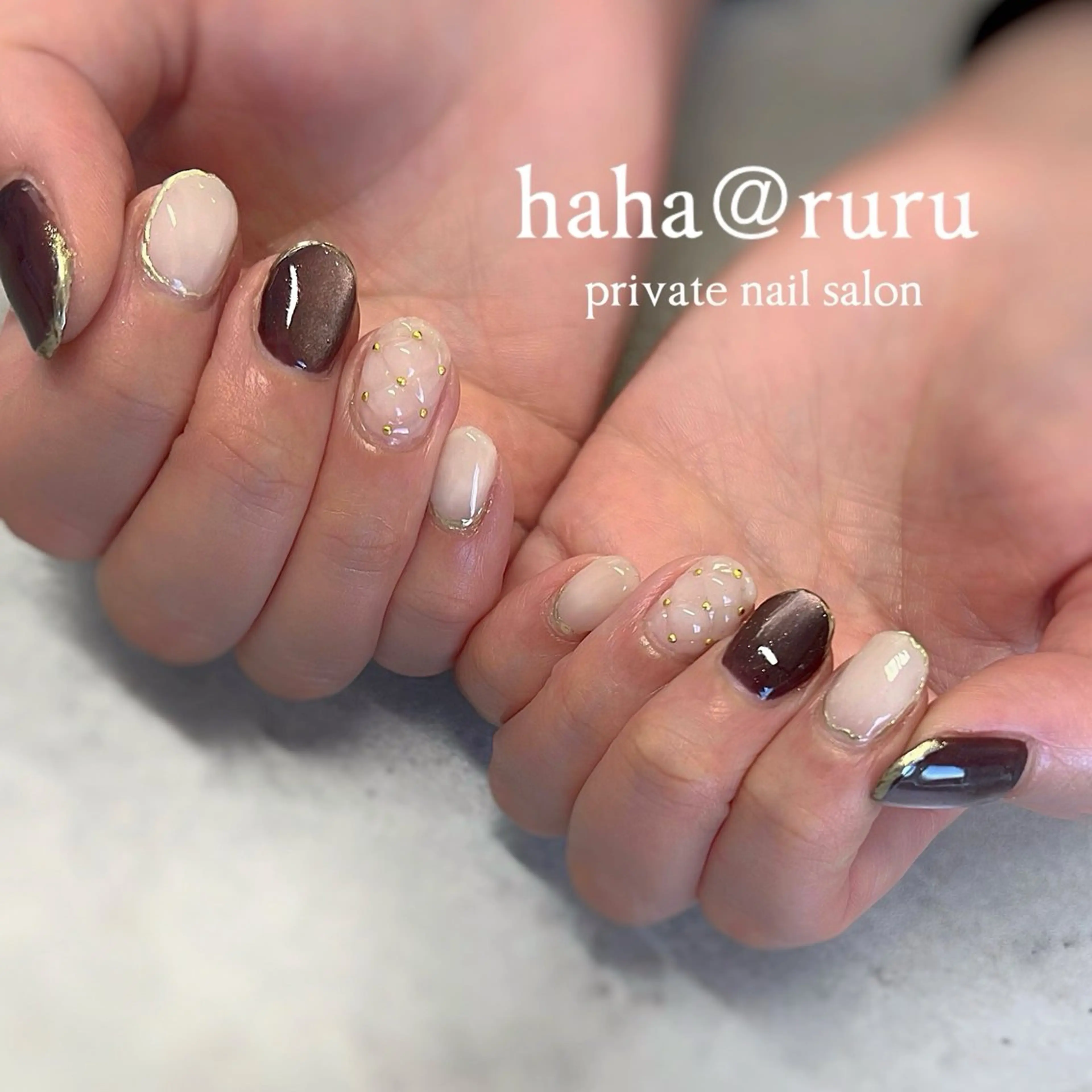 ネイル haha@ ruruのネイルデザイン