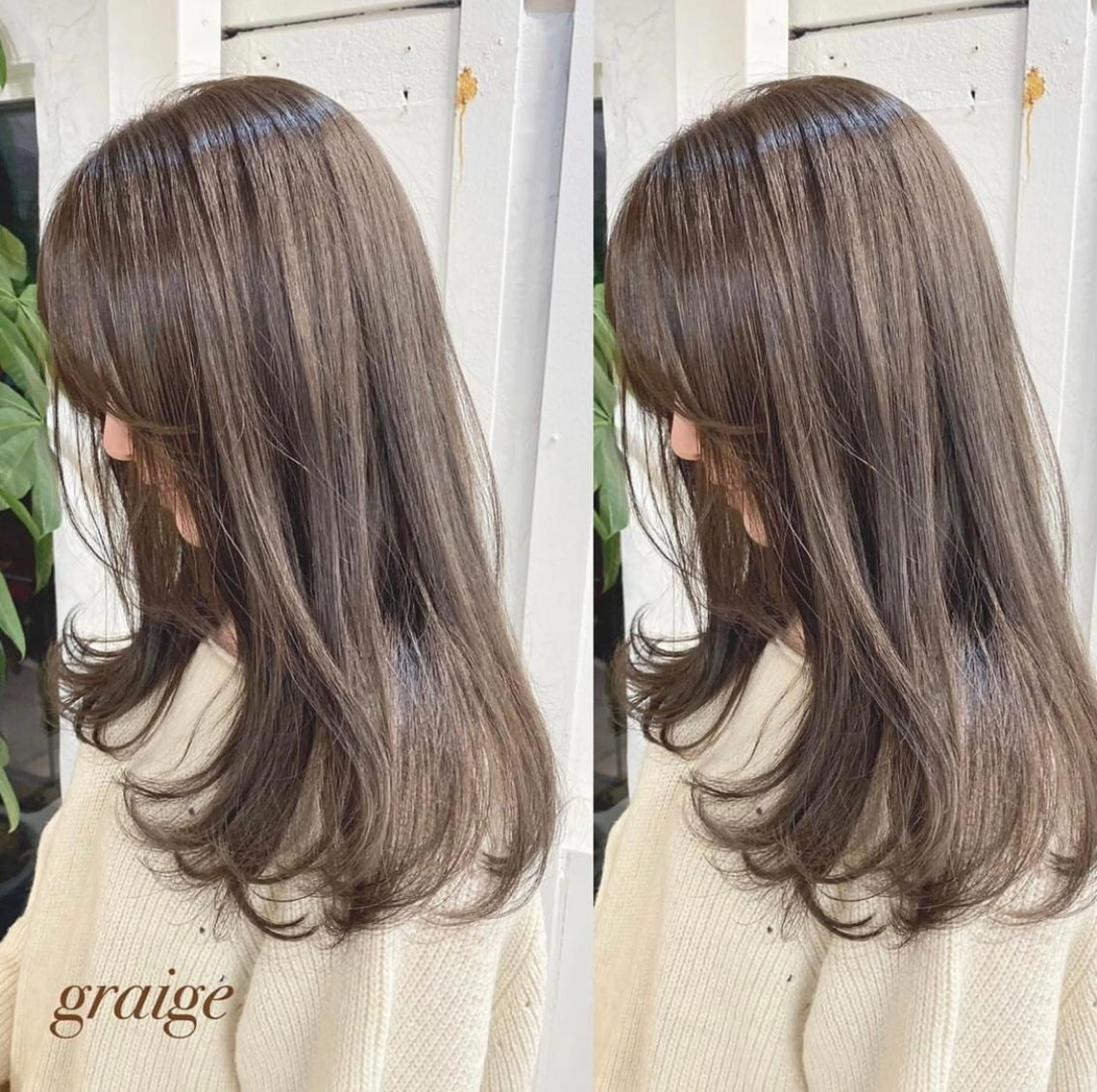 ロング カラー レイヤーカット ロング 鈴木早記　insta →saki_03sのヘアスタイル