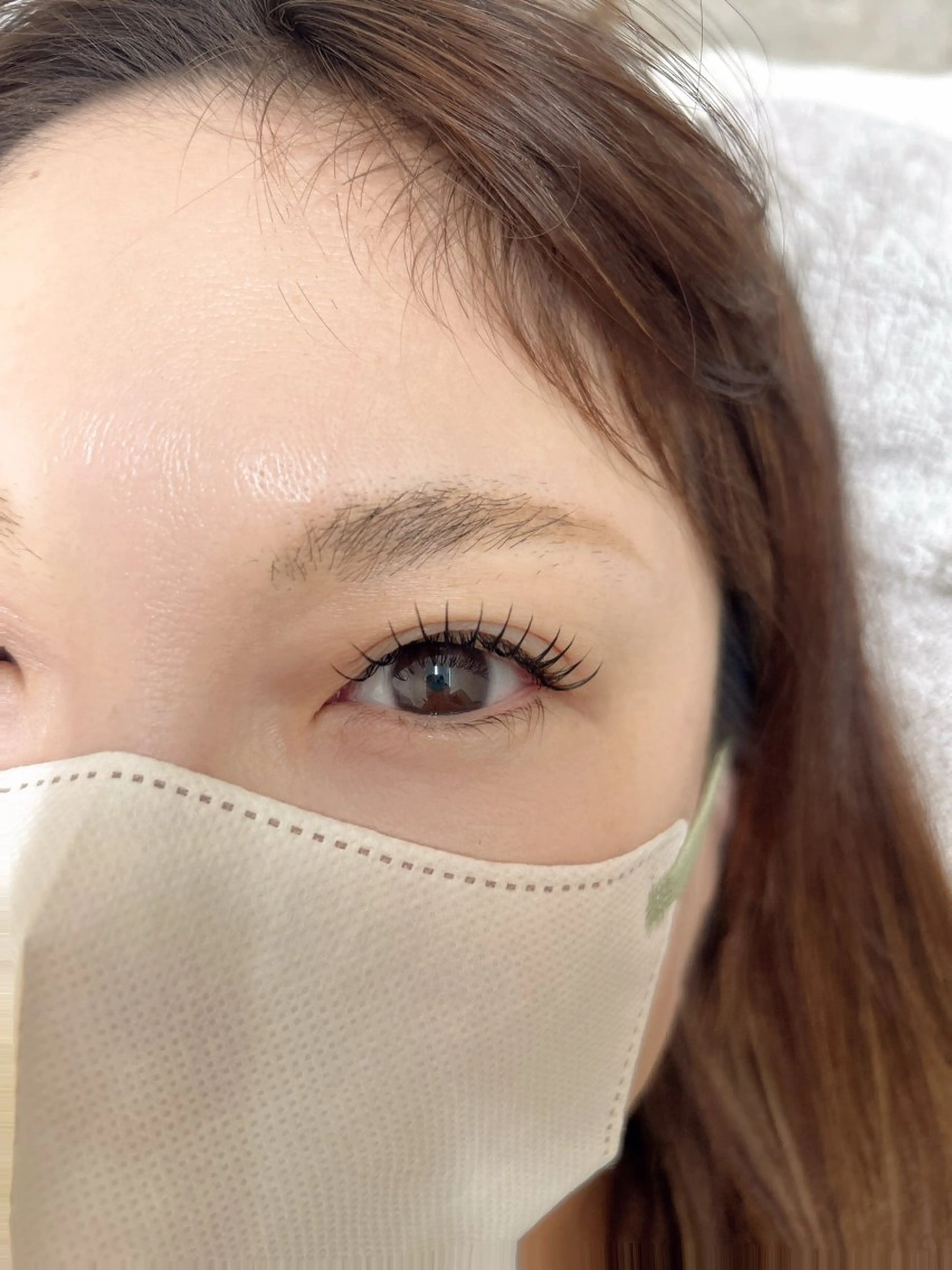 マツエク(フラットマットラッシュ)上120本​〜​150本の写真